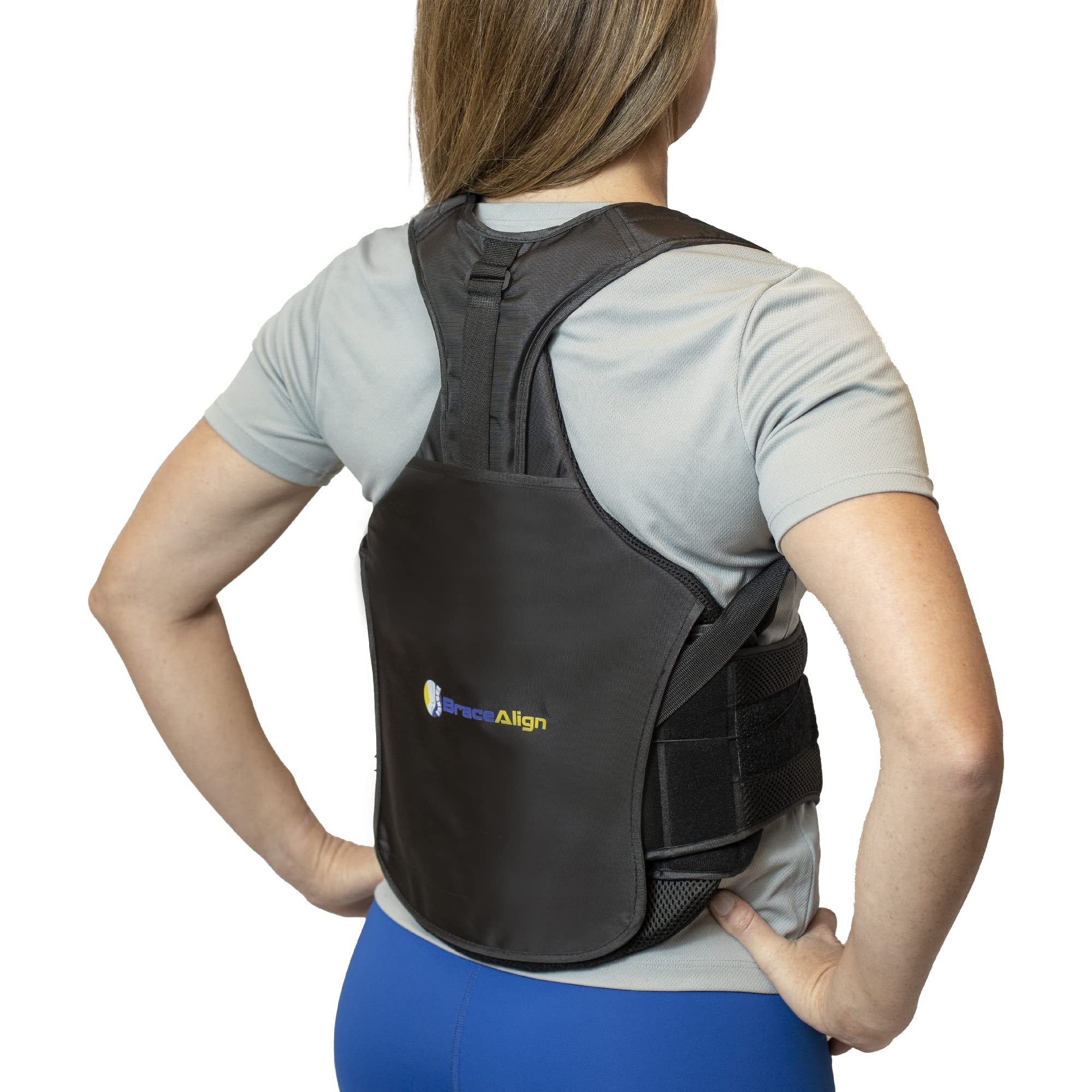 TLSO Thoracolumbar Fixed Spinal Brace, Lightweight Back Brace for Kyphosis,  Oste