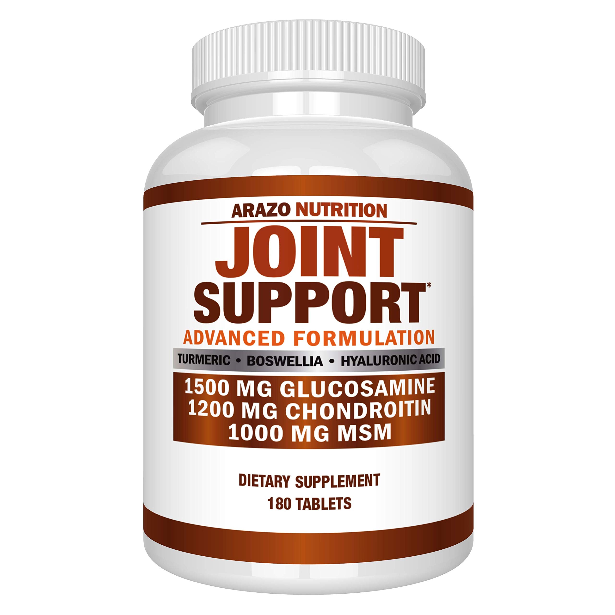 Arazo Nutrition Glucosamine Chondroitin Turmeric MSM Boswellia - Joint ...