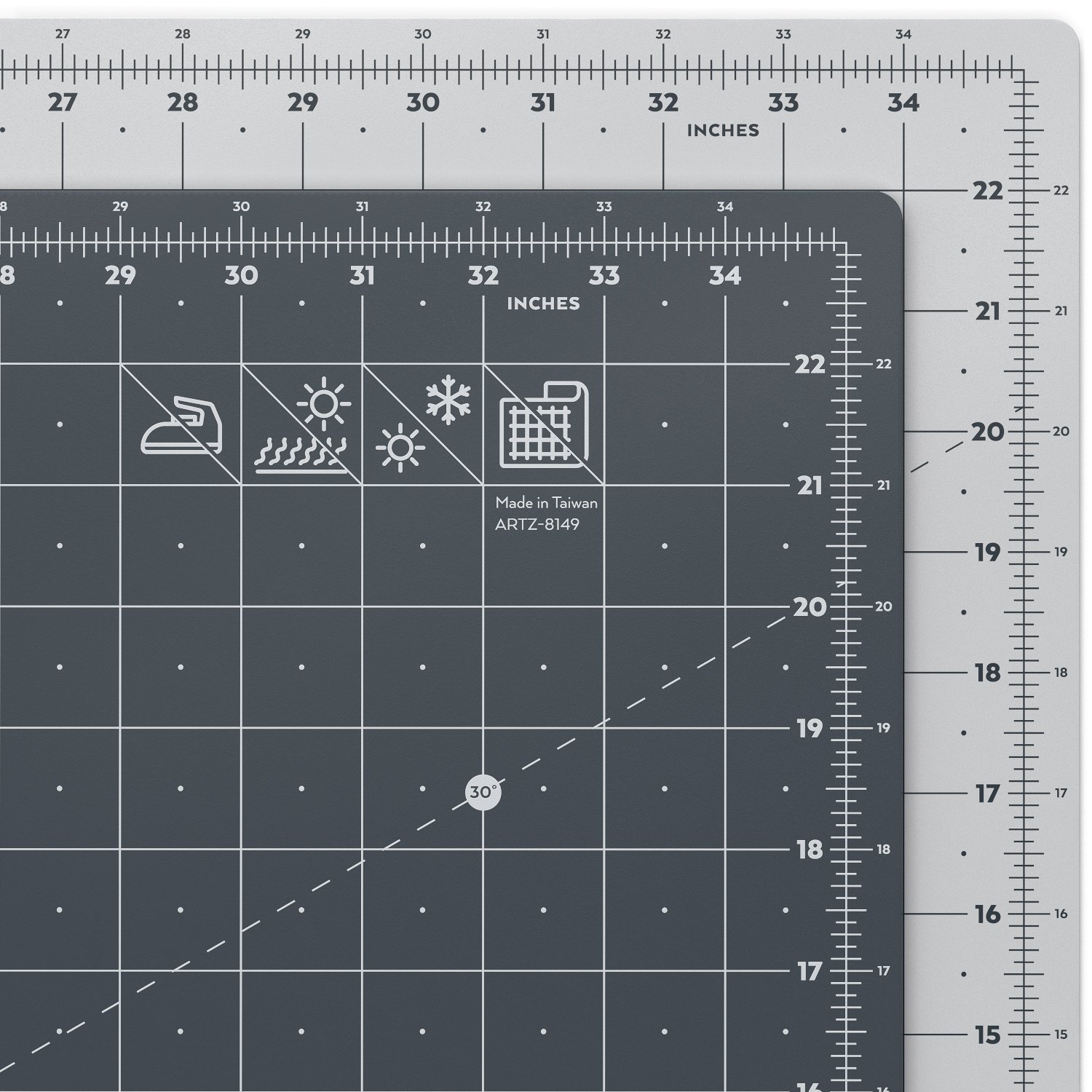 Crafty World 18 x 24 Cutting Mat for Sewing, Self Healing Double Sided  Quilting Crafts Mat - Fabric Cutting Mat - Non Slip surface - Rotary  Cutting