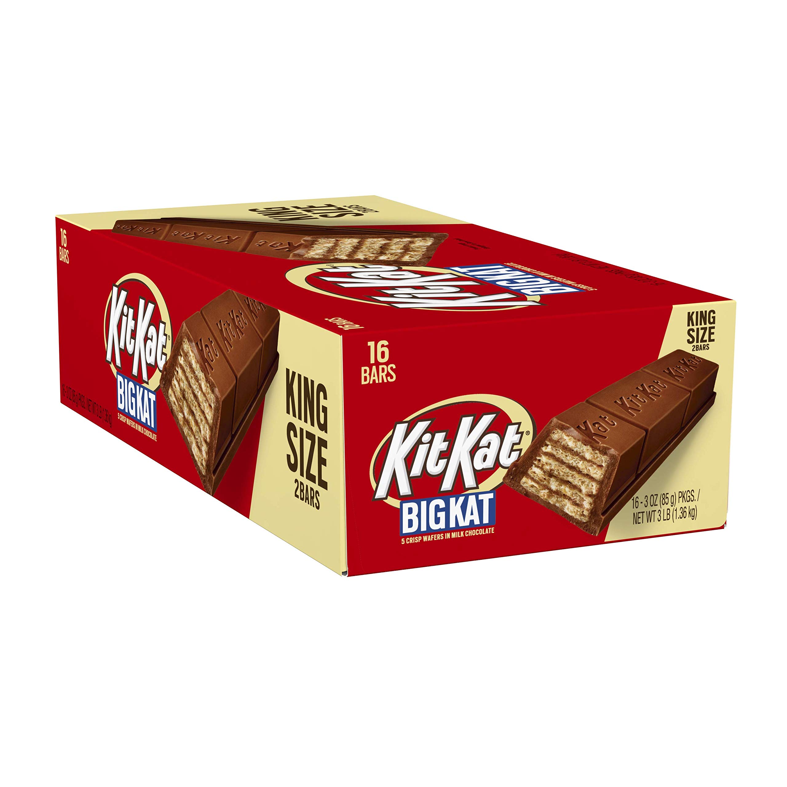 Kit Kat King Size 3 Oz. Crispy Chocolate Candy Bar - Power Townsend Company