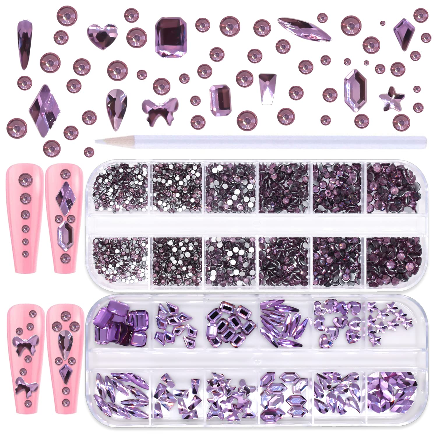 WOKOTO 120pcs Flat Back Ab Nail Rhinestones Tear Drops Nail Diamonds  Rhinestones Gems For Acrylic Nails Nail Crystals For Acrylic Nails Ab  Rhinestones Flatback … in 2023