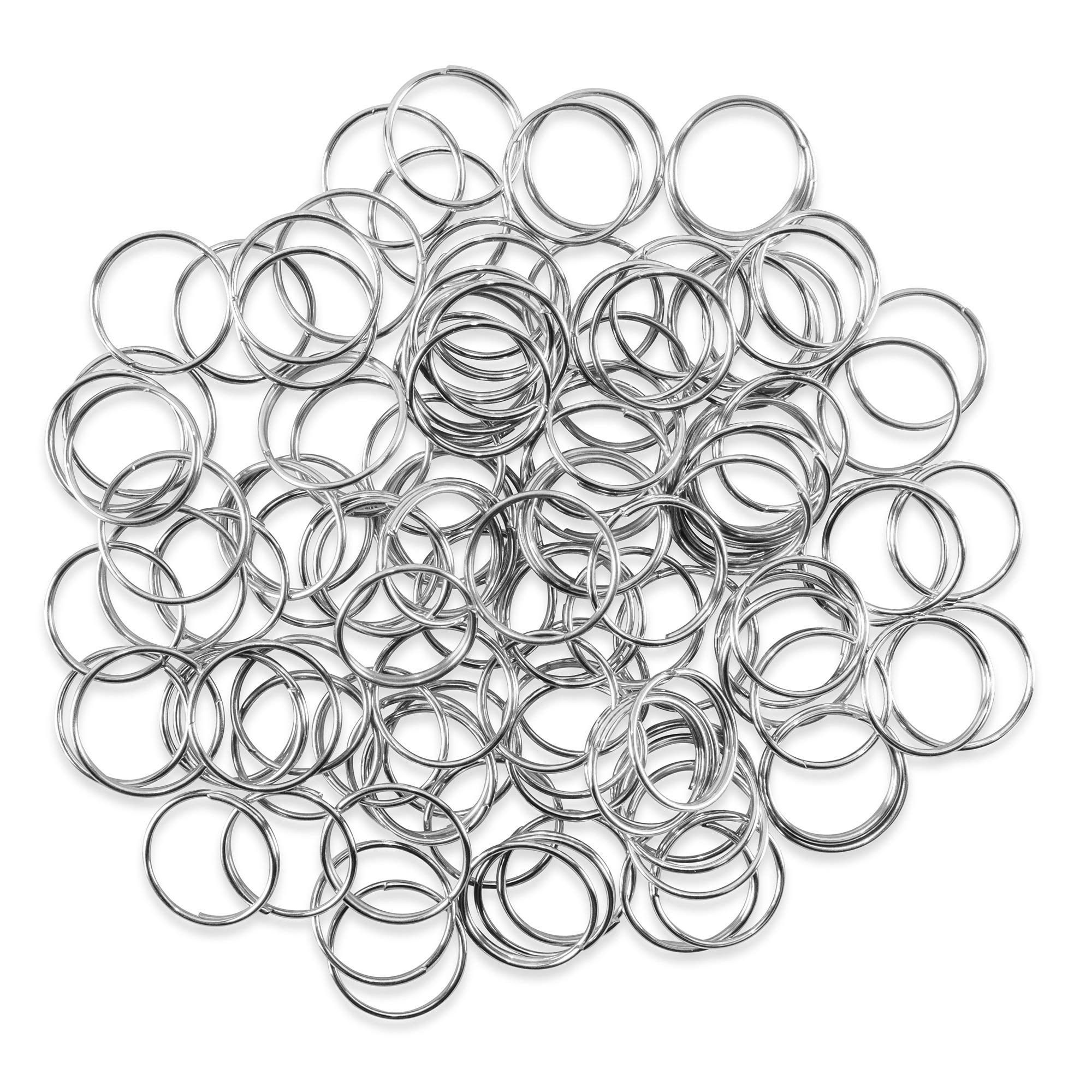 100 Piece Mini Stainless Steel Split Rings Connectors for Arts & Crafts  Chandelier Necklaces Homemade Jewelry