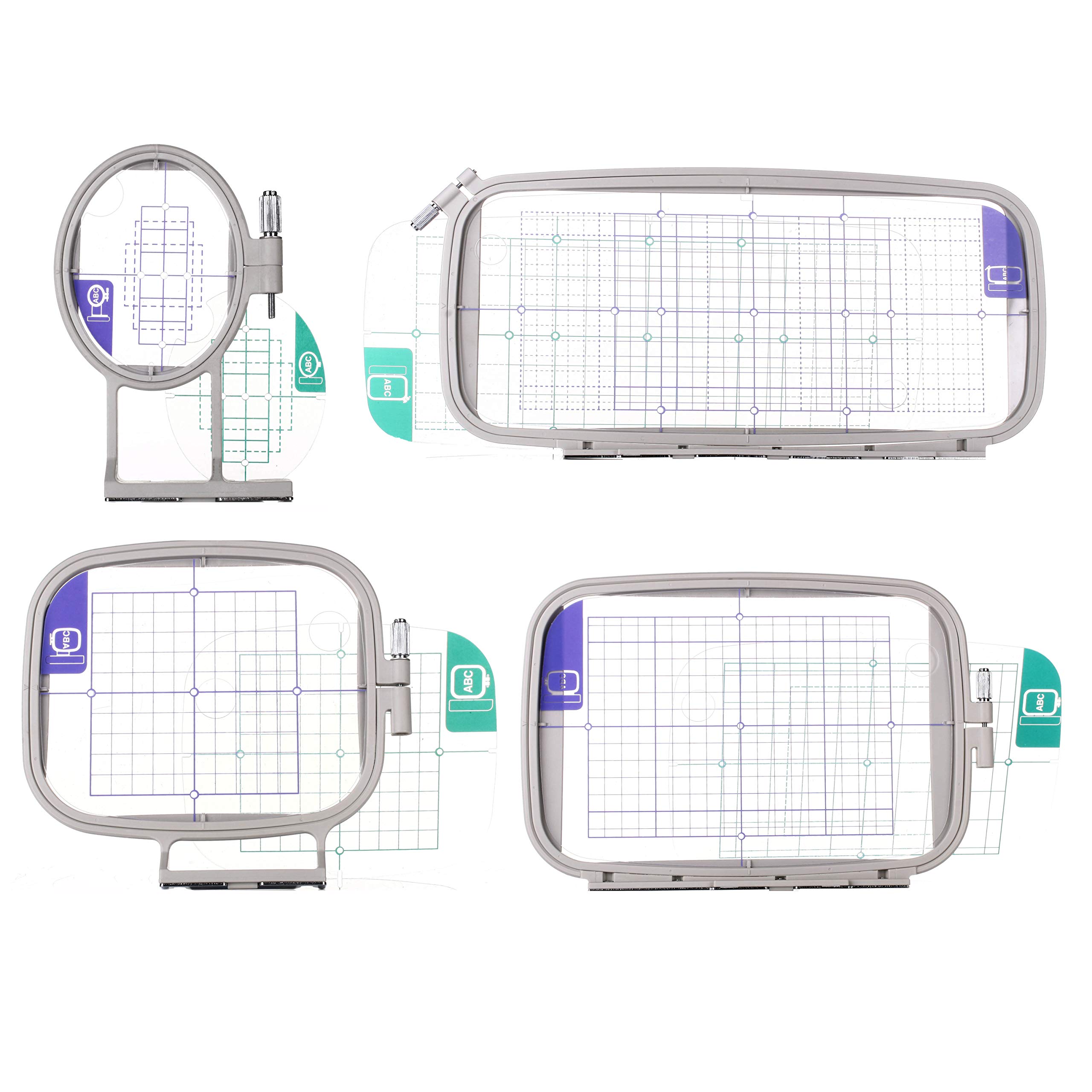 Sew Tech Embroidery Hoops for Brother Innovis NQ1600E NQ1700E NQ1400E NQ3600D Dream Machine 2 VE2200 4000D 1500D V7 V5 VM5200 Babylock Embroidery