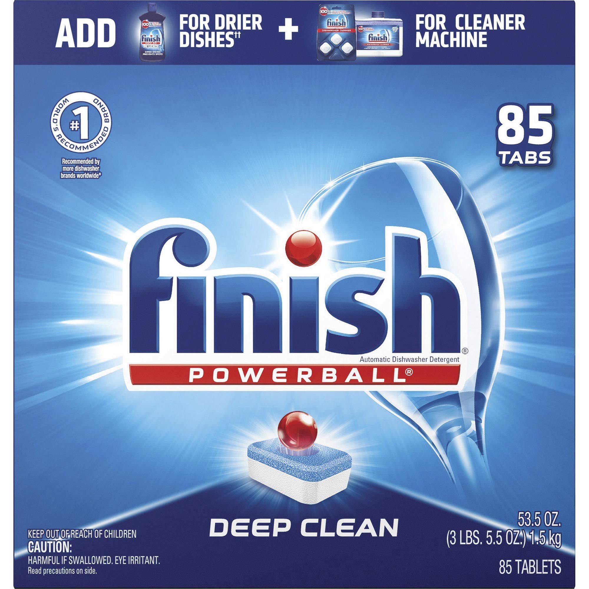Finish - All in 1-85ct - Dishwasher Detergent - Powerball