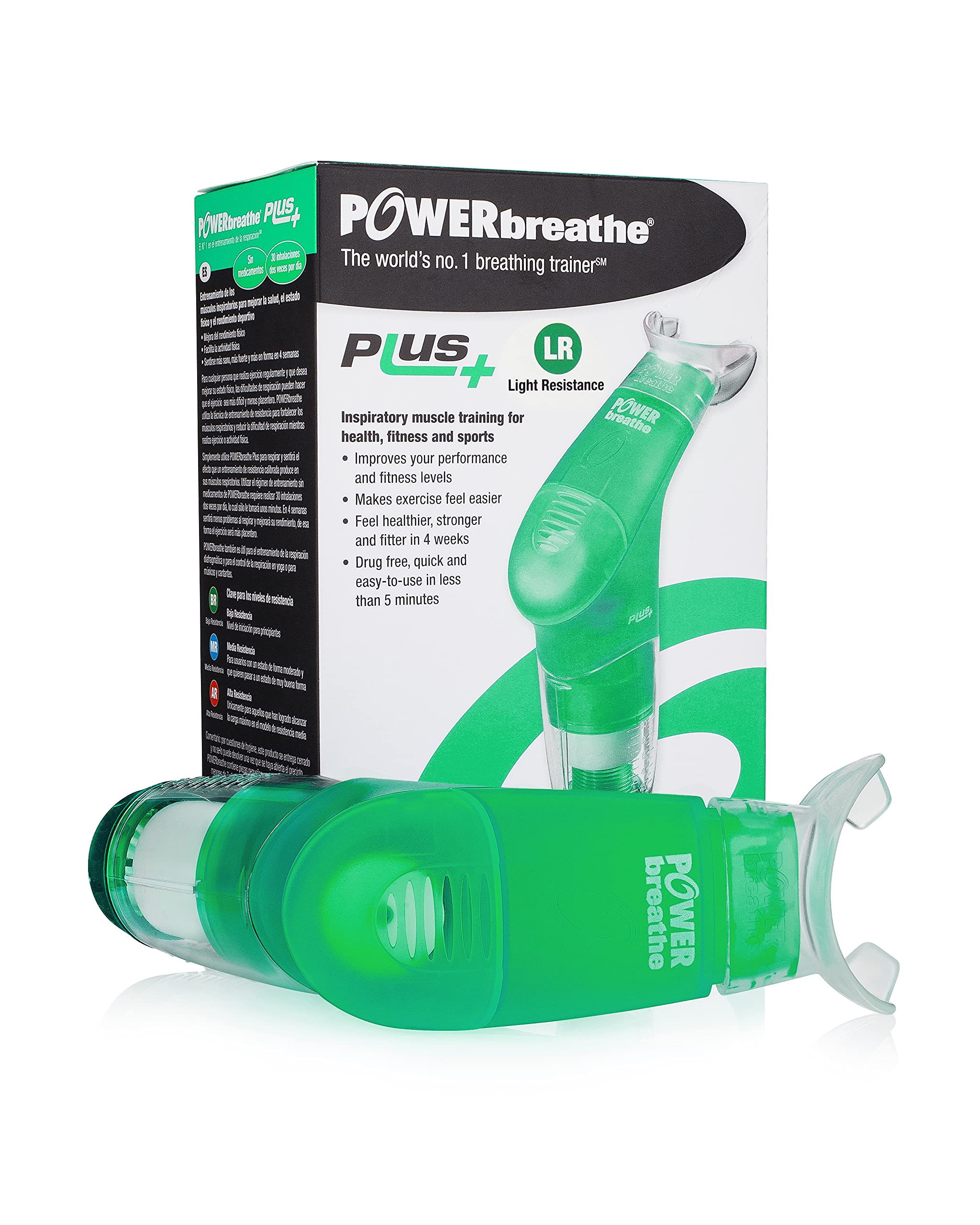 POWERbreathe Plus Inspiratory Muscle Trainer (Light) – breathingworks