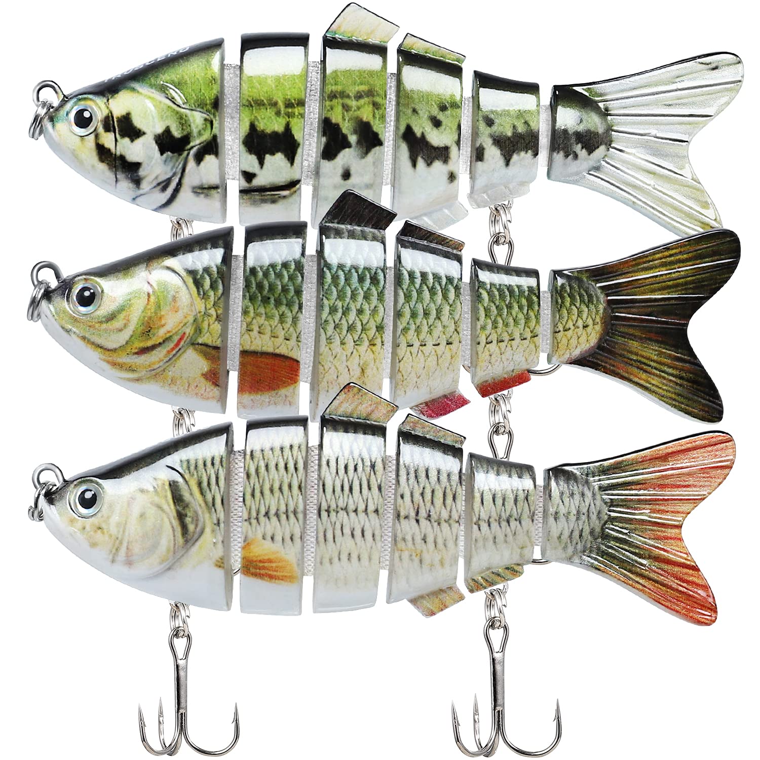 TRUSCEND Pencil Fishing Lures with VMCBKK Hooks 2 in 1 Pencil
