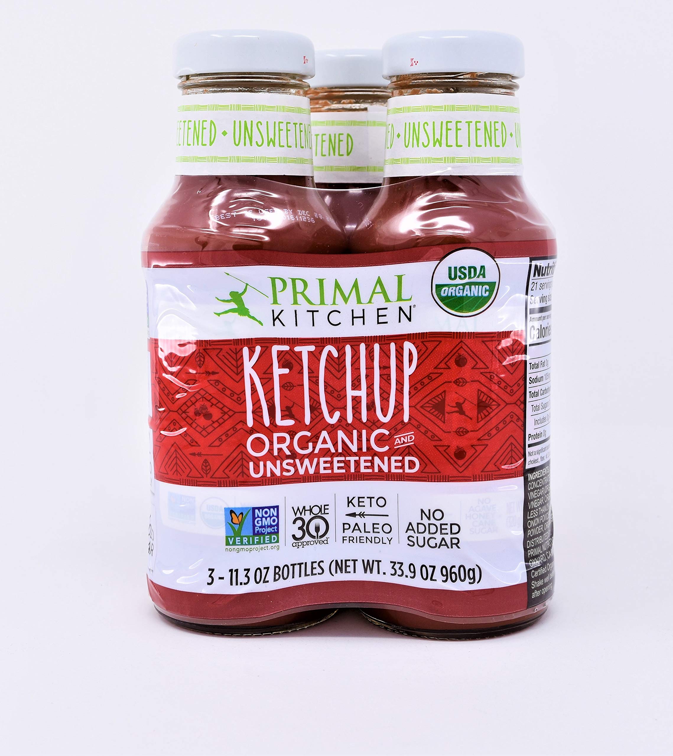 Primal Kitchen Organic and Unsweetened Ketchup, 11.3 oz - Kroger