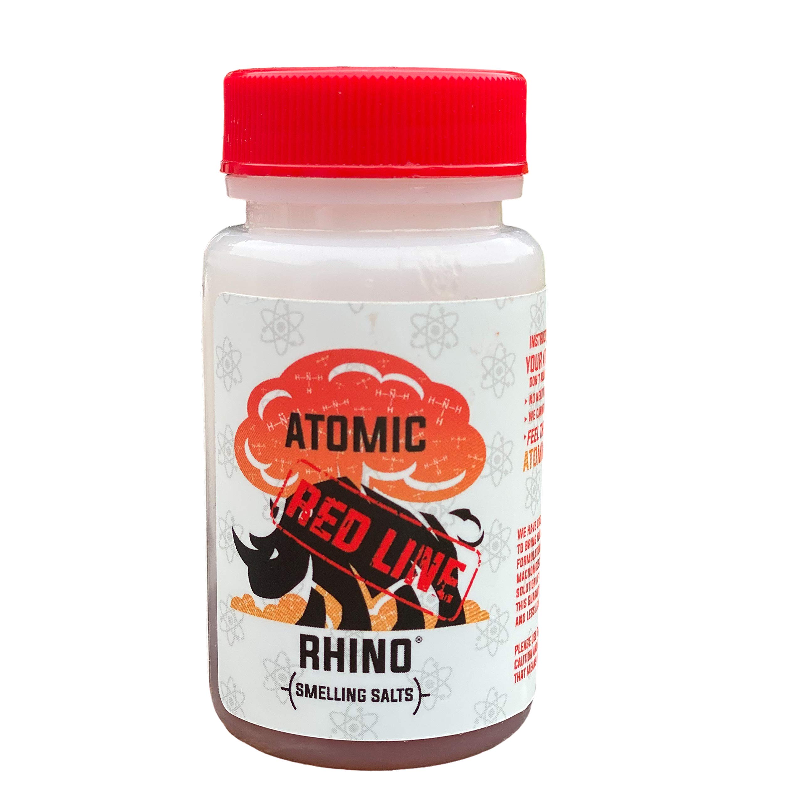 Atomic Rhino Smelling Salts Red Line Ultra Strong Aqua Ammonia