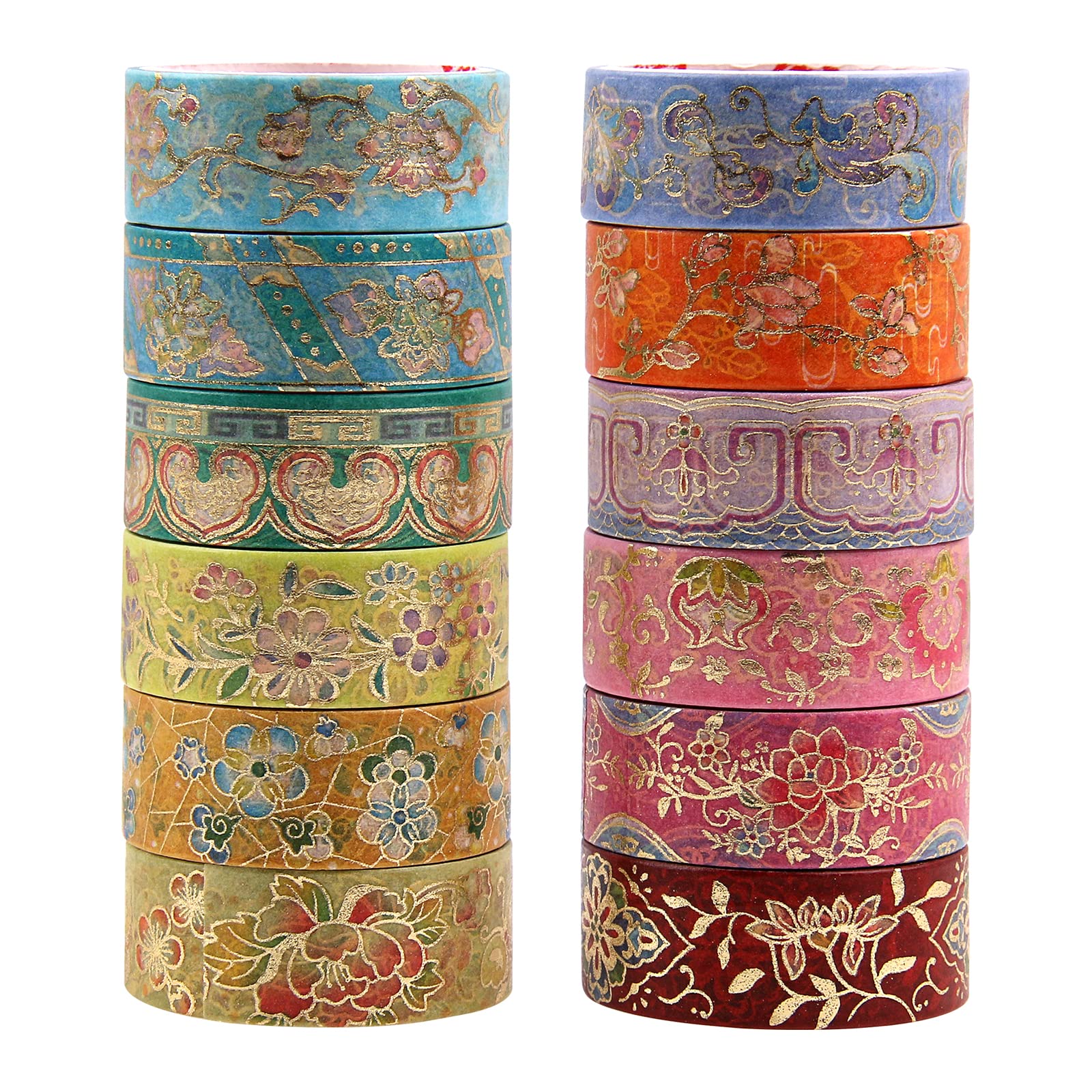 Gold Solid Foil Washi Tape Decorative Self Adhesive Masking Tape