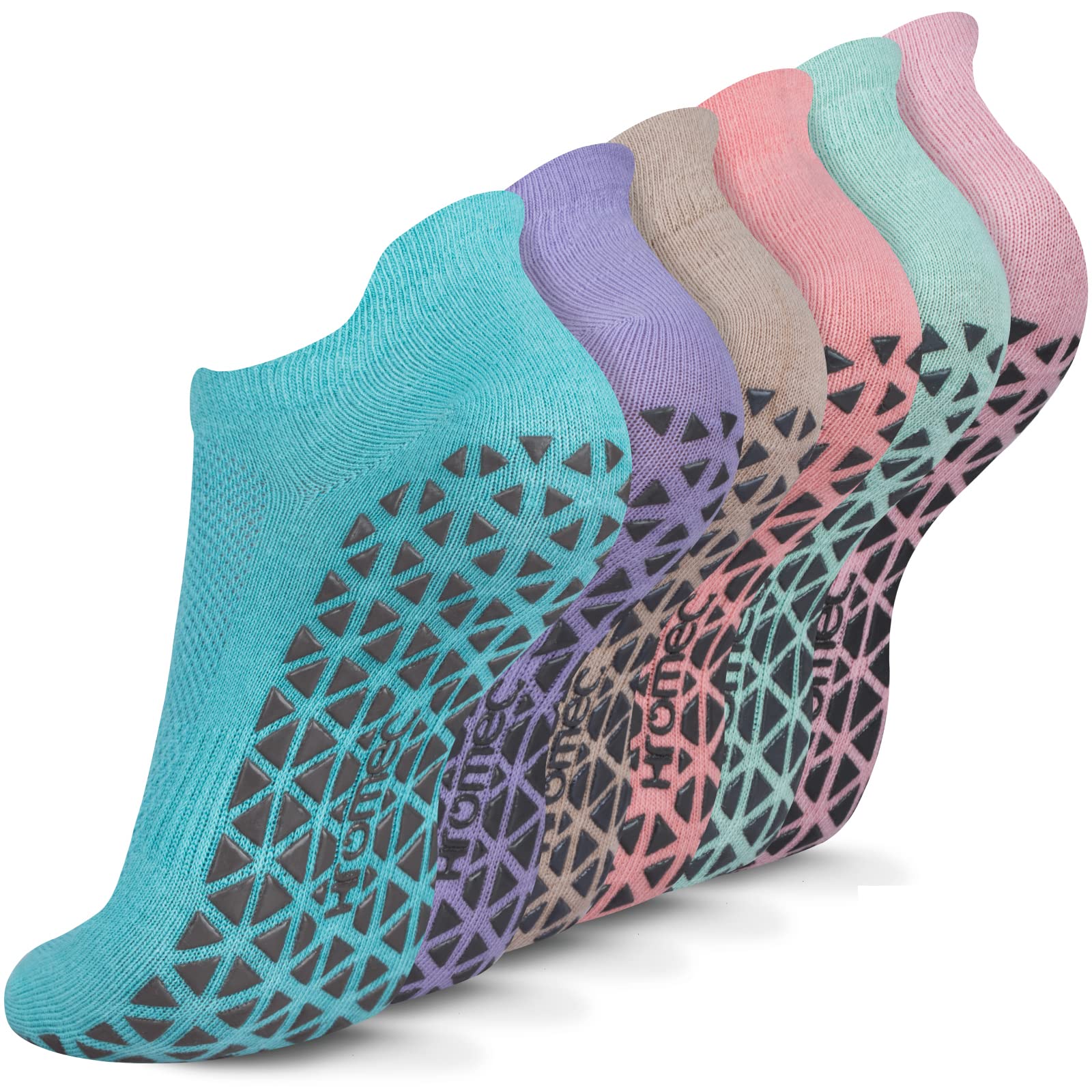 Yoga Socks for Women Non-Skid Socks with Grips Anti-Skid Pilates