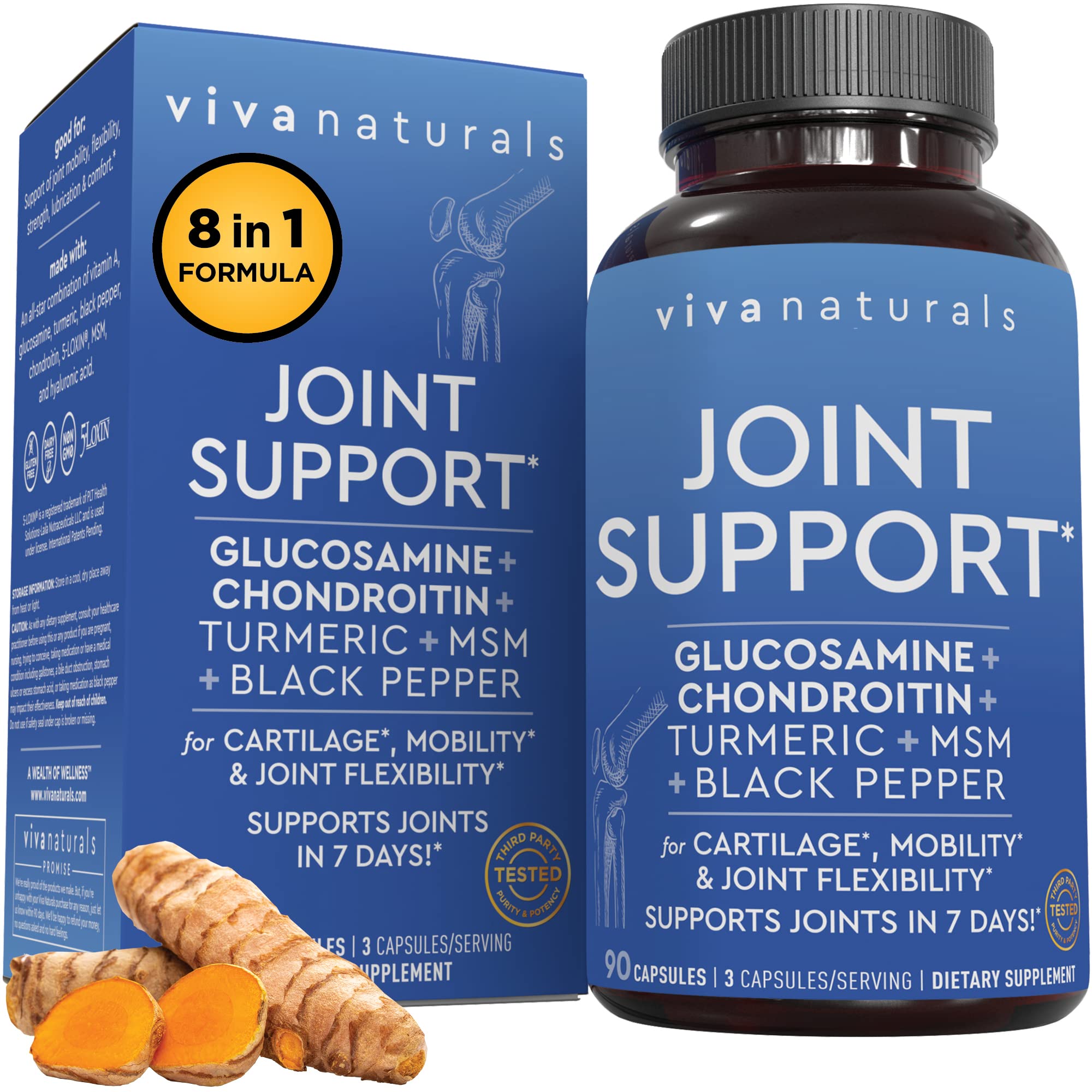Joint Supplement with Glucosamine, Chondroitin, MSM, Turmeric ...