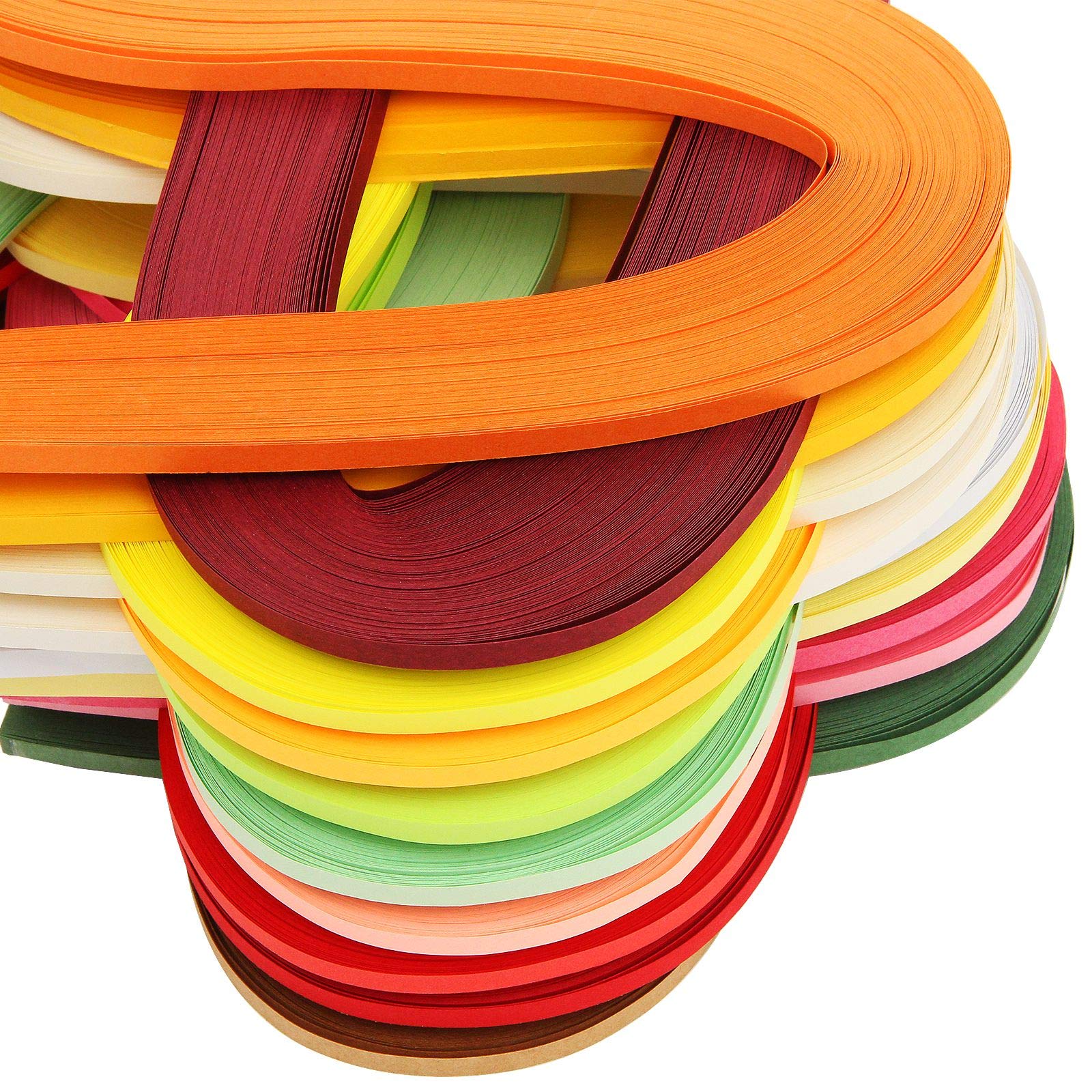 Paper Quilling Strips 35 Colors 4200 Strips Quilling Paper Strips Width 5mm  Length 54cm Quilling Art