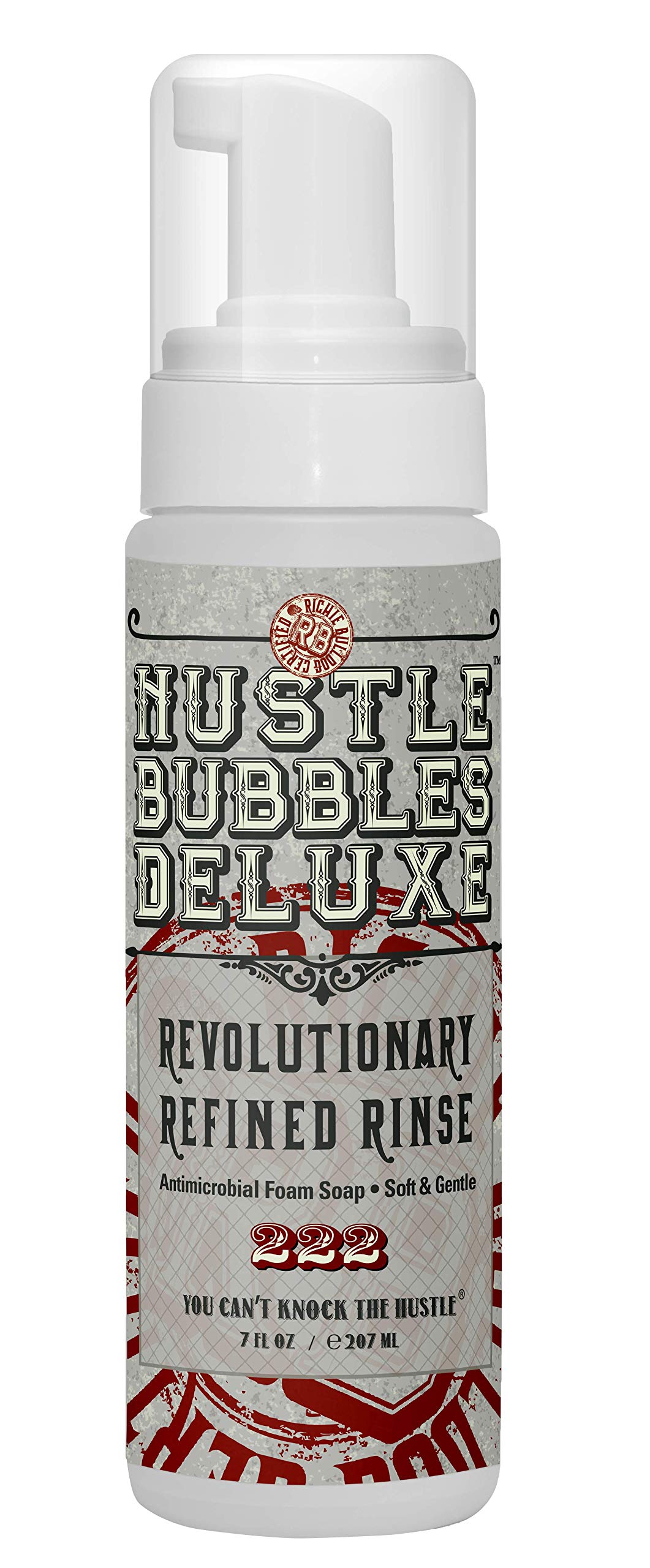 Hustle Bubbles 7oz Tattoo Soap Unscented Antibacterial Soap To Heal and  Clean Tattoos & Piercings