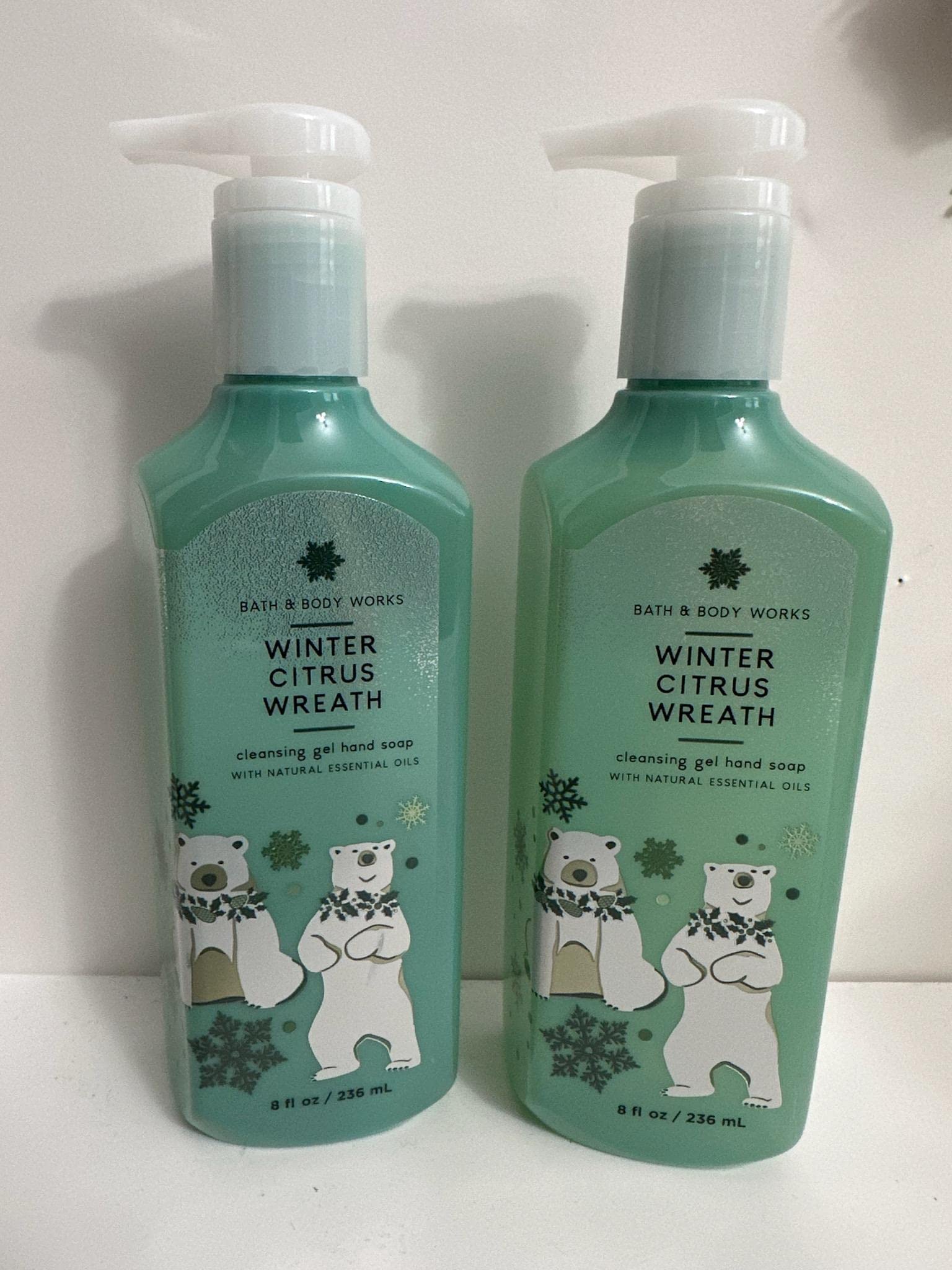 Bath & Body Works 'Snowkissed Citrus' Exfoliating Hand Soap *Tea Tree Oil*