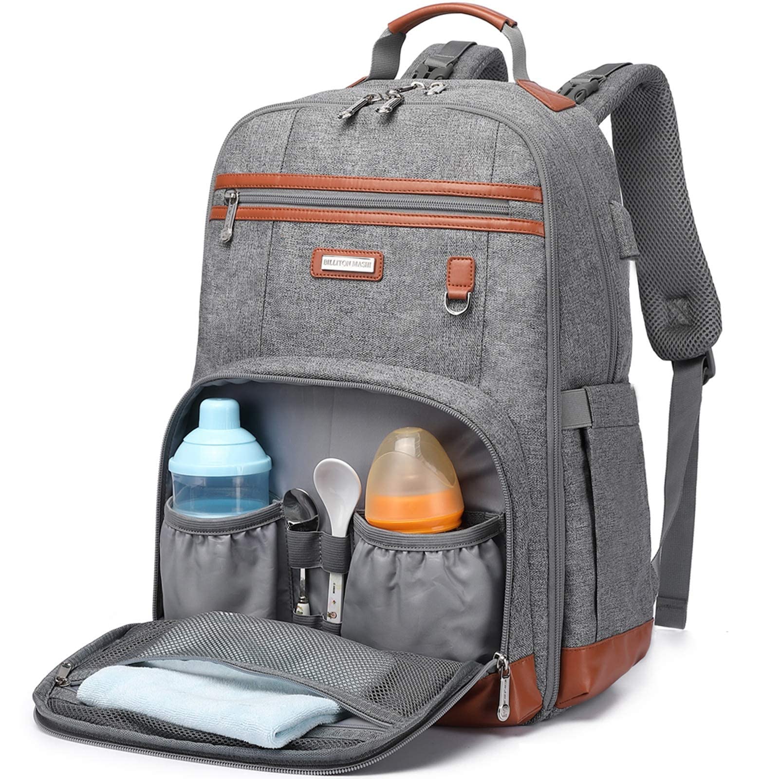 WATERPROOF BABY CHANGING Bag Backpack High Capacity Nappy Bags