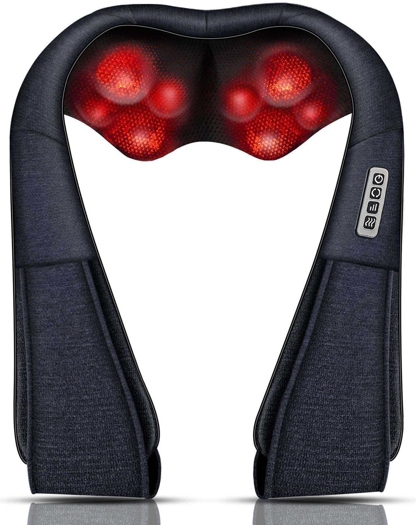 * NEW* MO CUISHLE Shiatsu Back Shoulder and Neck Massager with Heat (MO-BLT)