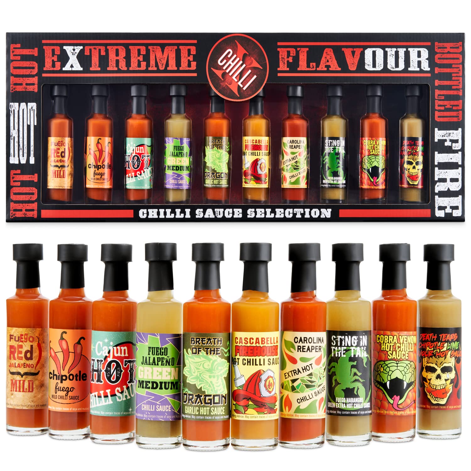 Hot Sauce Challenge, Set of 10