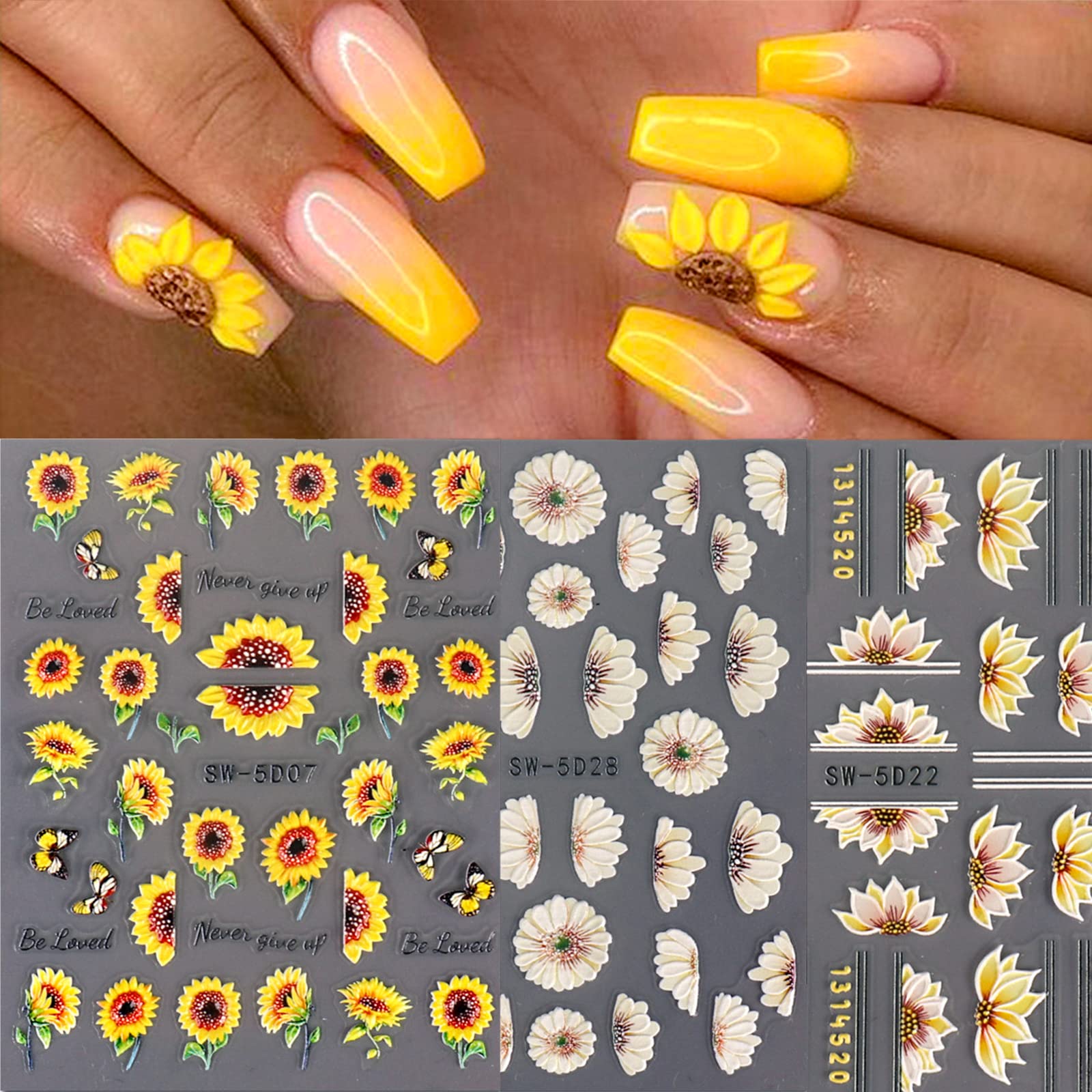 Sunflower Nail Art Foil – OMG Beauty Solutions
