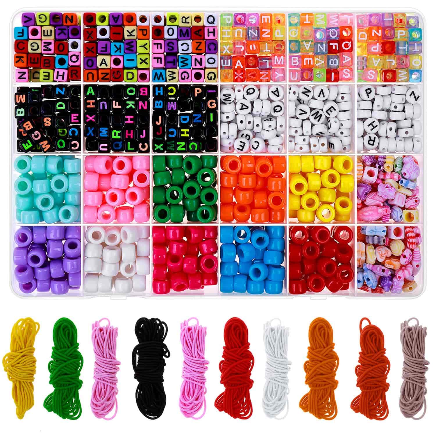 SS AMERICO Clay Bracelet Making Kit 4800 Pcs Multicolor Polymer Clay Beads  with Letter Shell Heart Starfish & More-DIY Beaded Jewelry for Adults/Kids- Make A Necklace Bracelets & Matching Earring Set : Amazon.in: