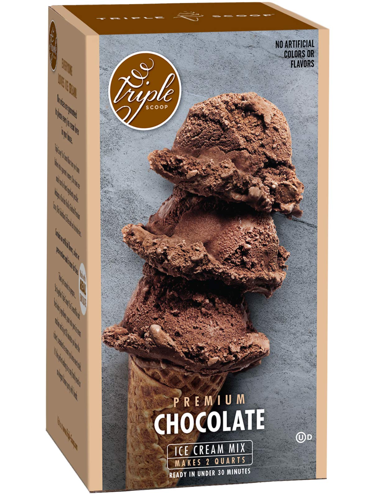 Premium Chocolate Ice Cream Starter Mix for ice cream maker