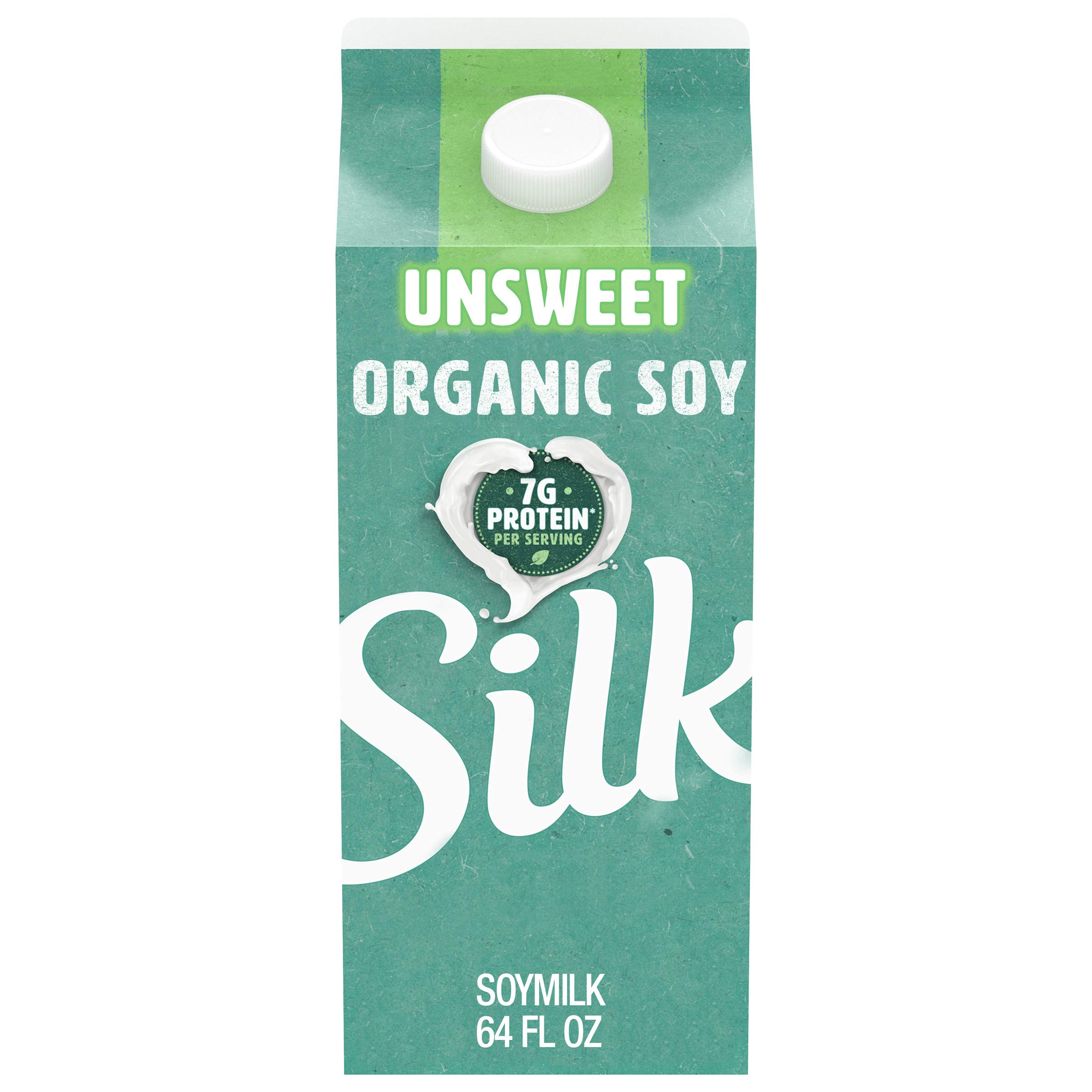 Silk Organic Soy Milk, Unsweetened, DairyFree, Vegan, NonGMO Project