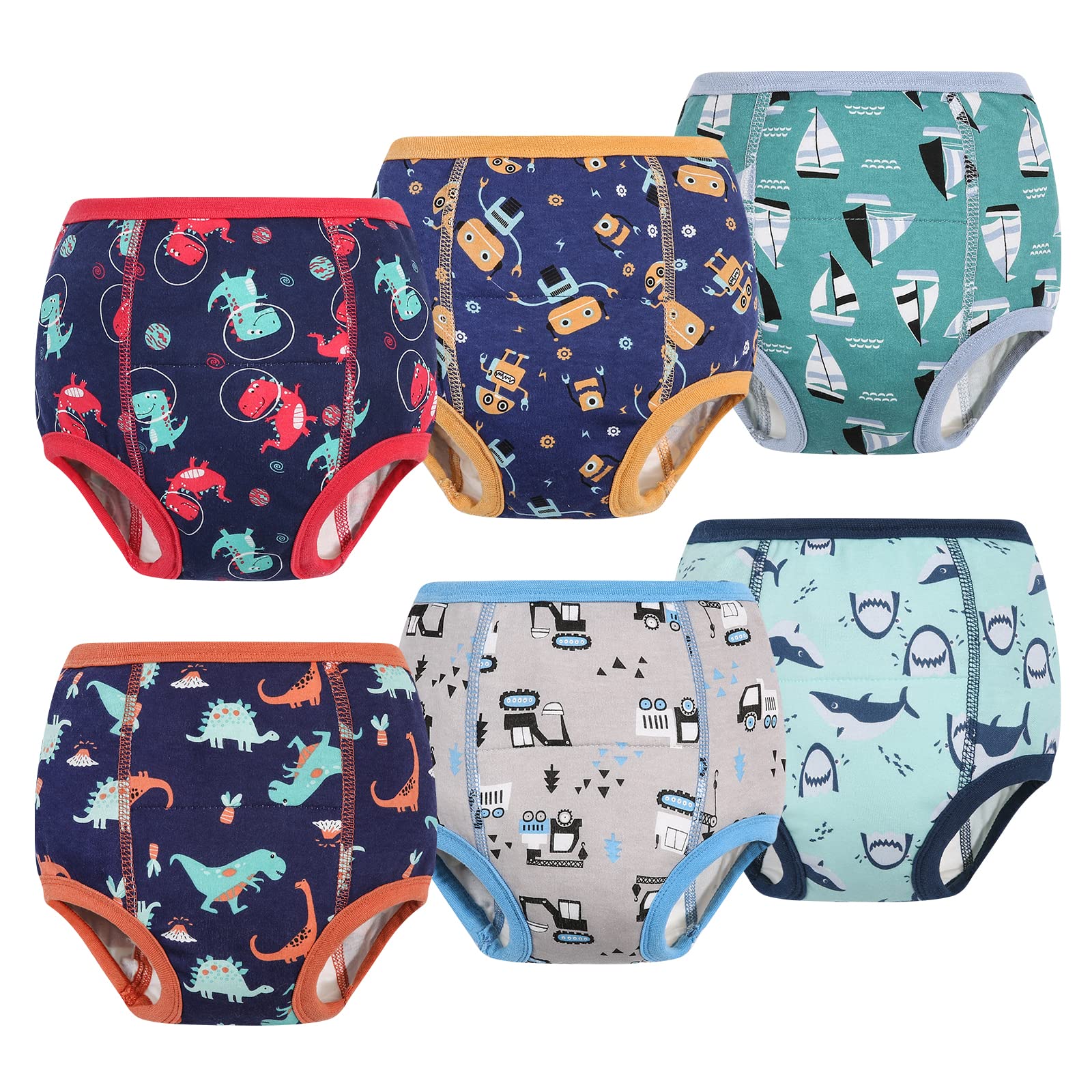 SMULPOOTI Toddler Training Underwear Comfy and Thick Cotton Toddler  Training Underwear Girls 4T 6 Packs : : Clothing & Accessories
