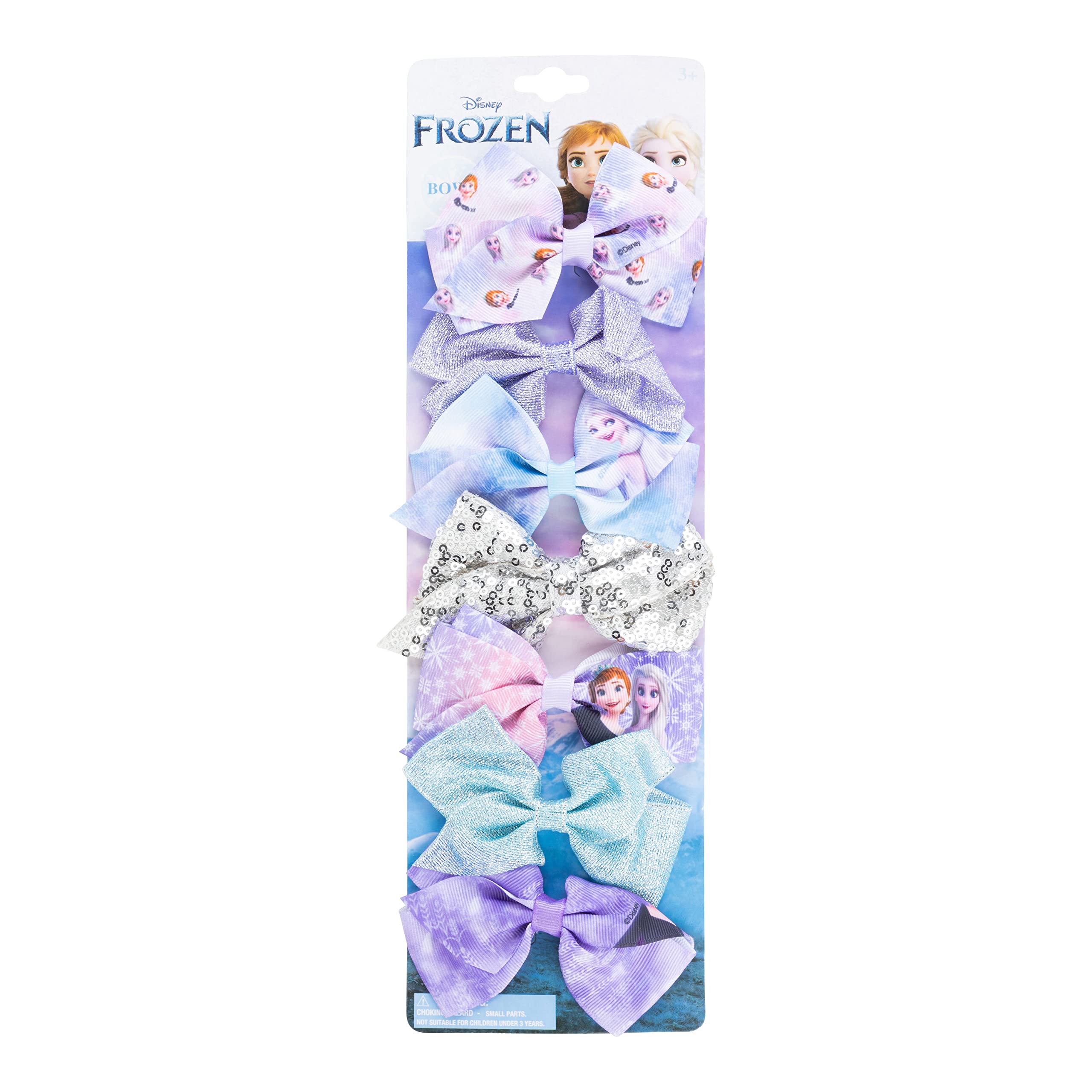 Frozen 2 Girls 7 Piece Princess Hair Bow Set Frozen Set 1