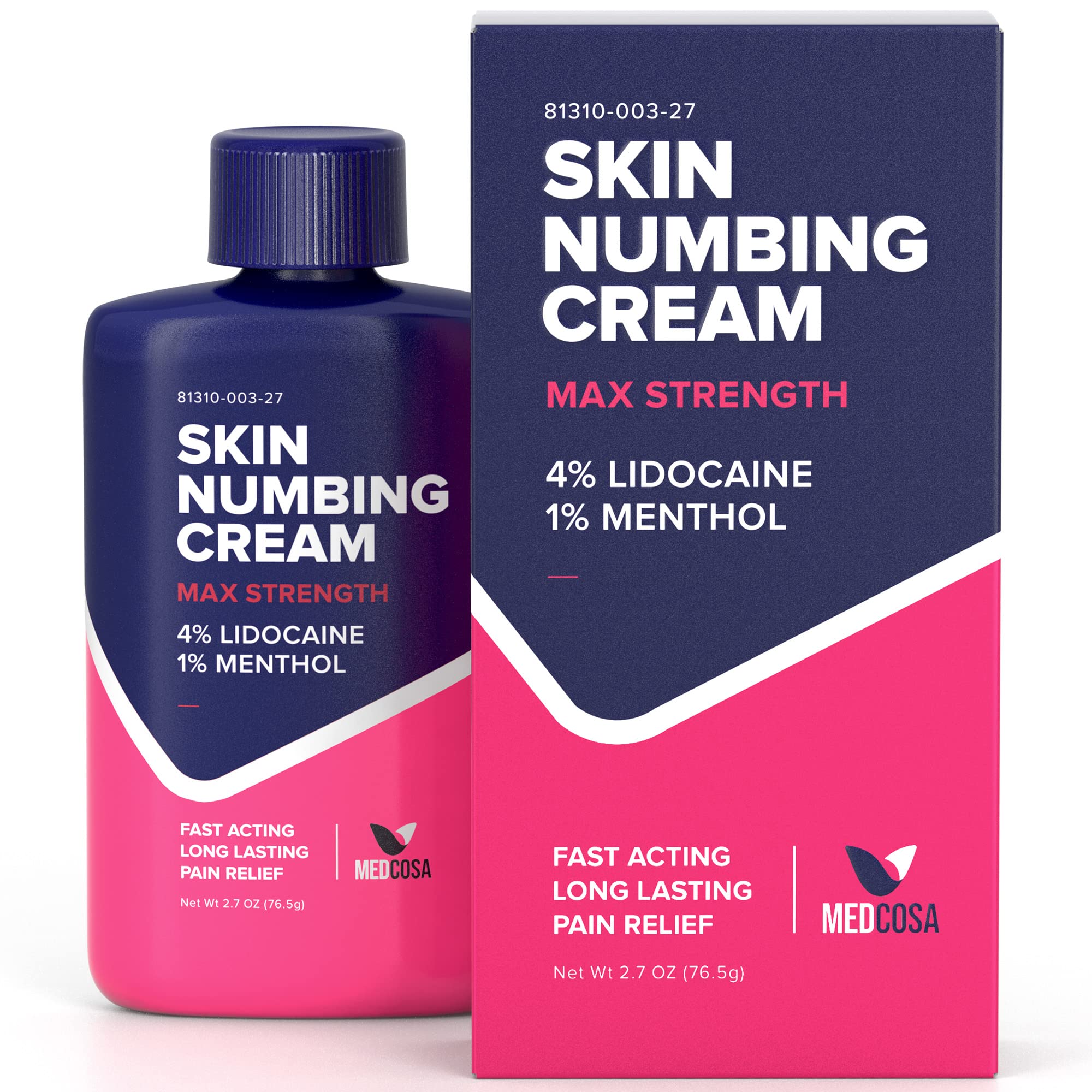 Medcosa Numbing Cream | Stay Comfortably Numb | Topical Numbing Cream with  Maximum Strength 4% Lidocaine + 1% Menthol | Apply to Skin Before Tattoo,  Beauty & Medical Procedures