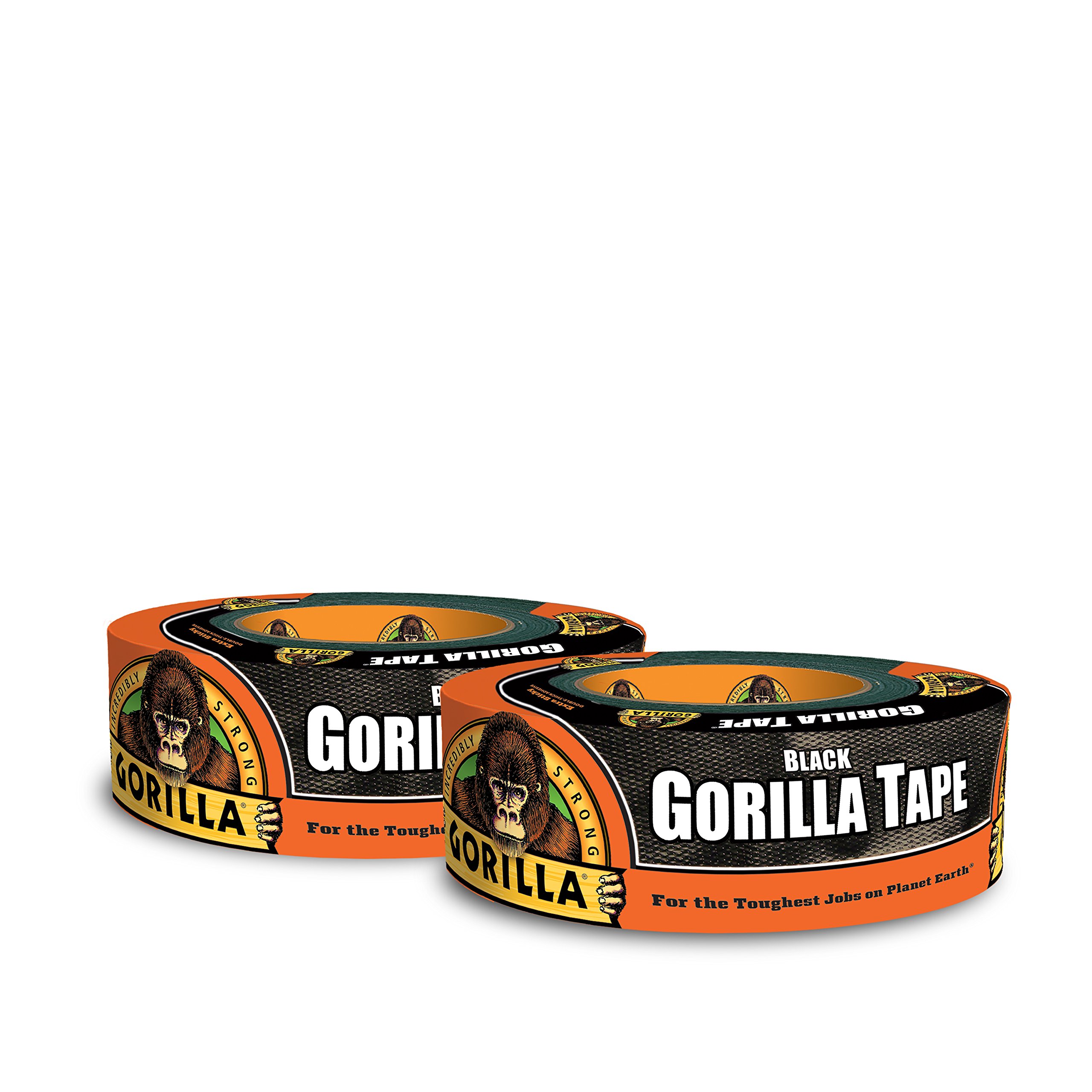 Gorilla Tape, White Duct Tape, 1.88 x 30 yd, White, Pack of 6 