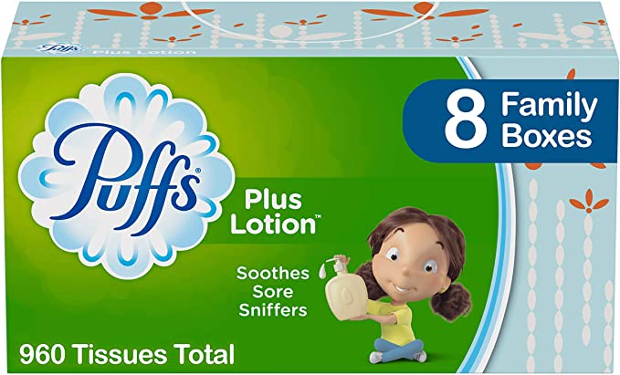 Puffs Plus Lotion Facial Tissues 