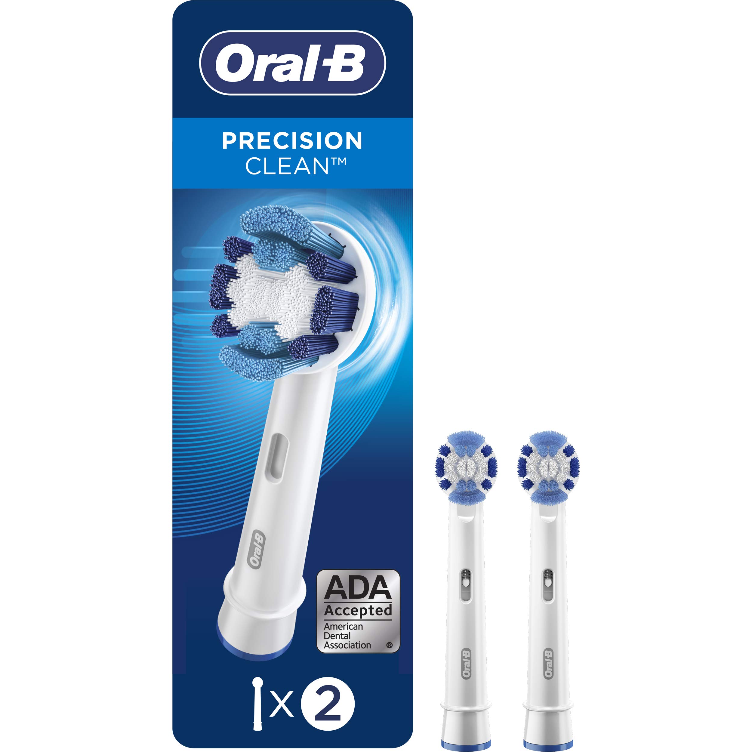 Tomaat weerstand bieden bord Oral-B Precision Clean Electric Toothbrush Replacement Brush Heads Refill,  2ct Toothbrush Refills (2ct)