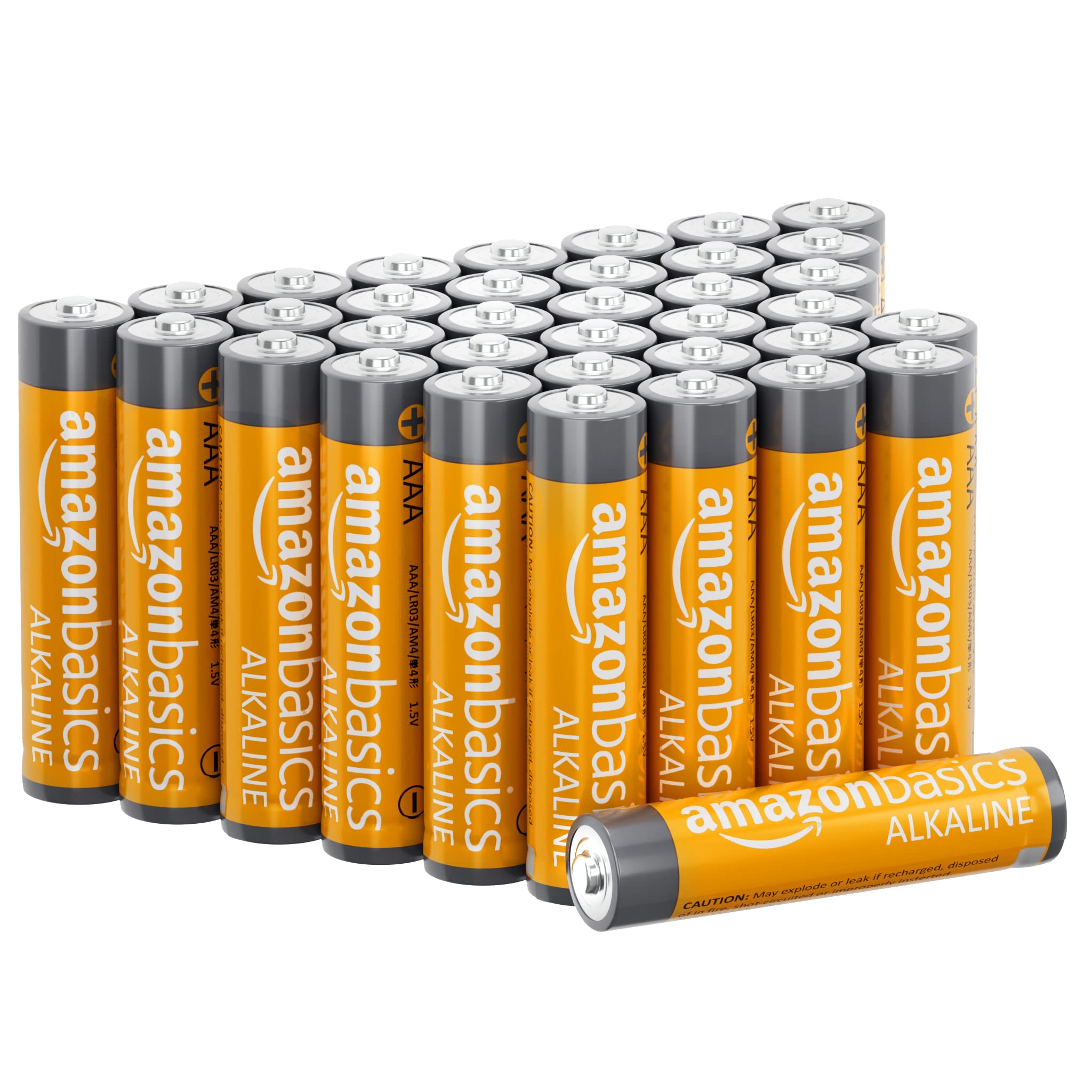 Basics 36 Pack AAA High-Performance Alkaline Batteries, 10