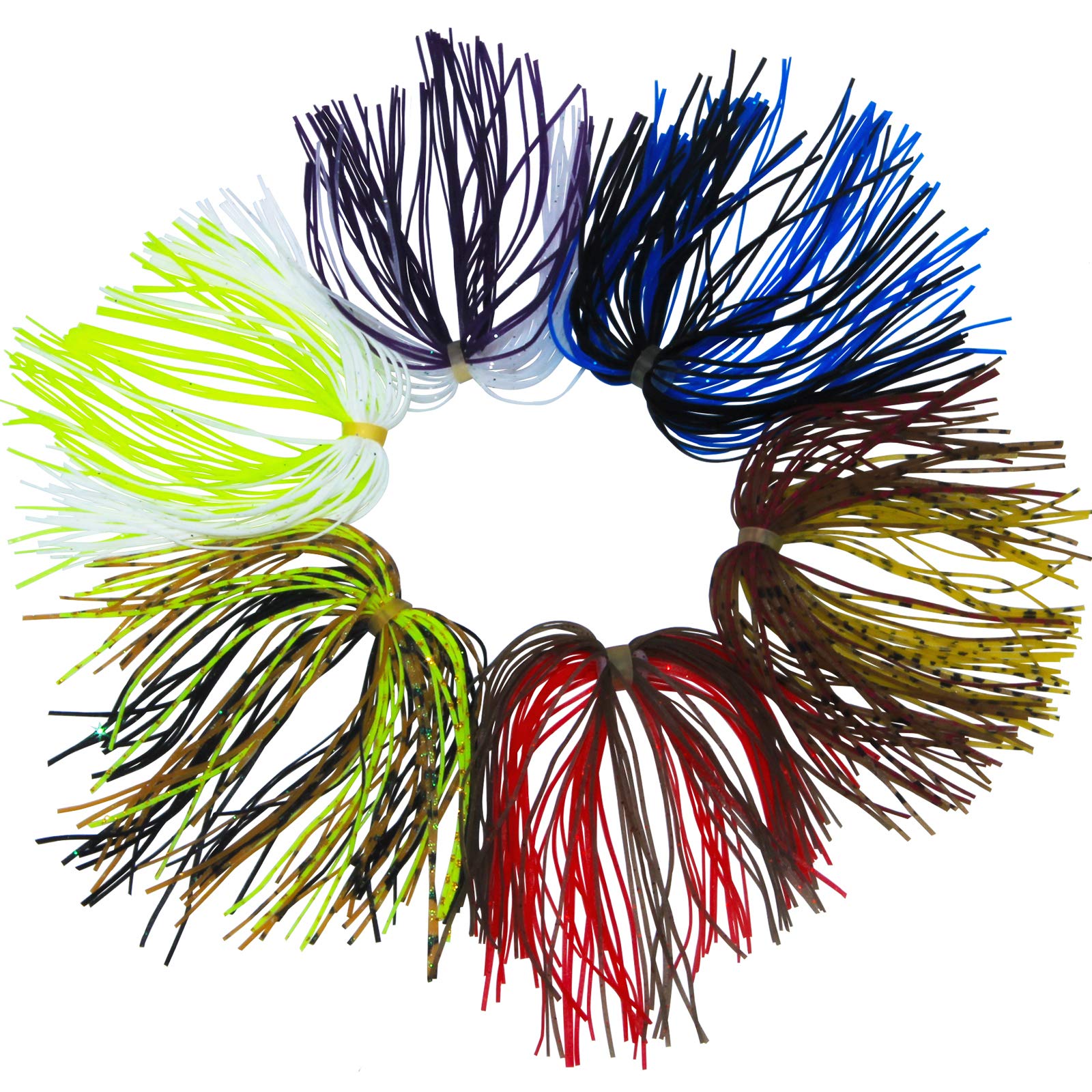 Silicone Jig Skirts Fishing Lures Skirt Replacement for