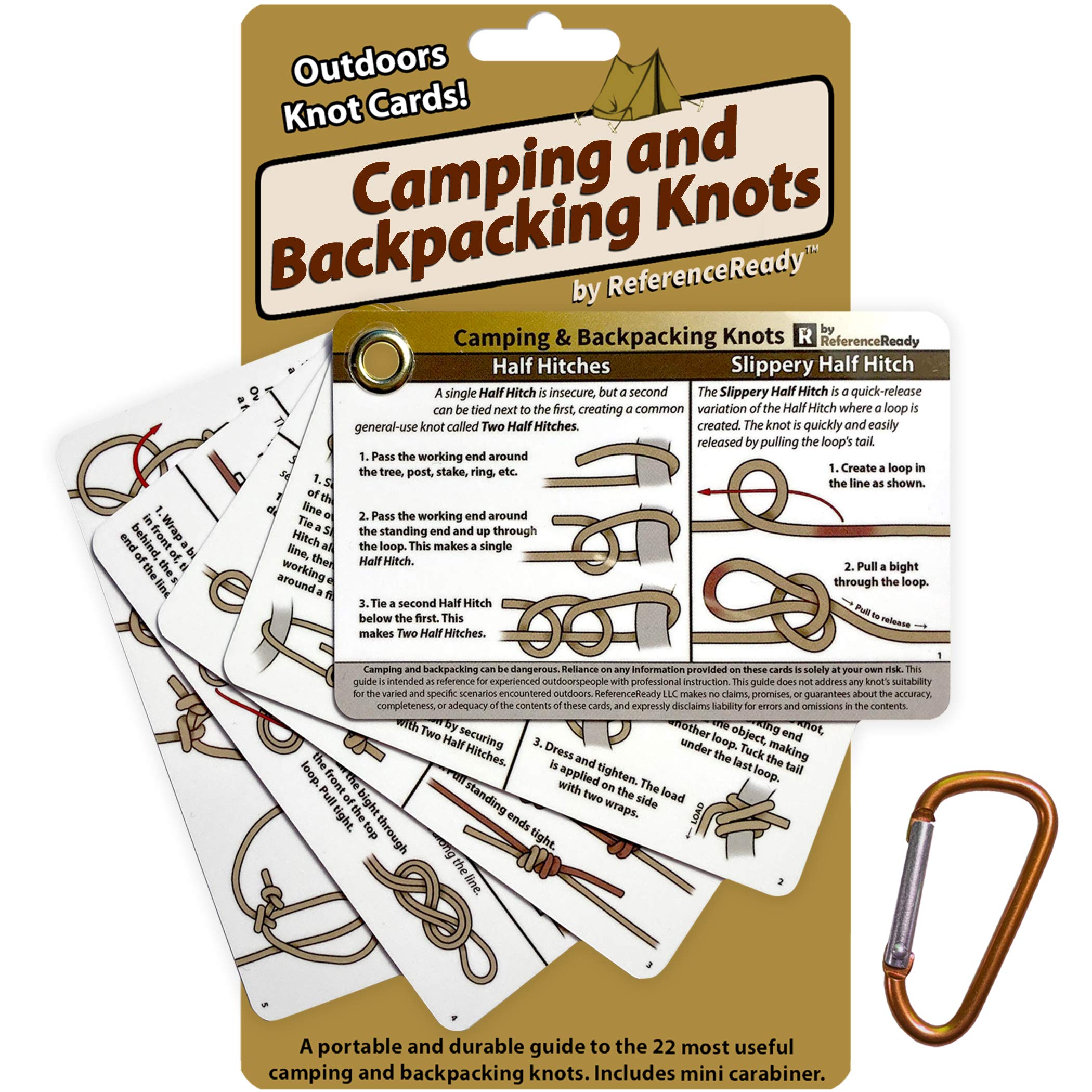 Pro-Knot Tying Kit 20 Essential Ones For Ropes With Cords & Carabiner  Waterproof