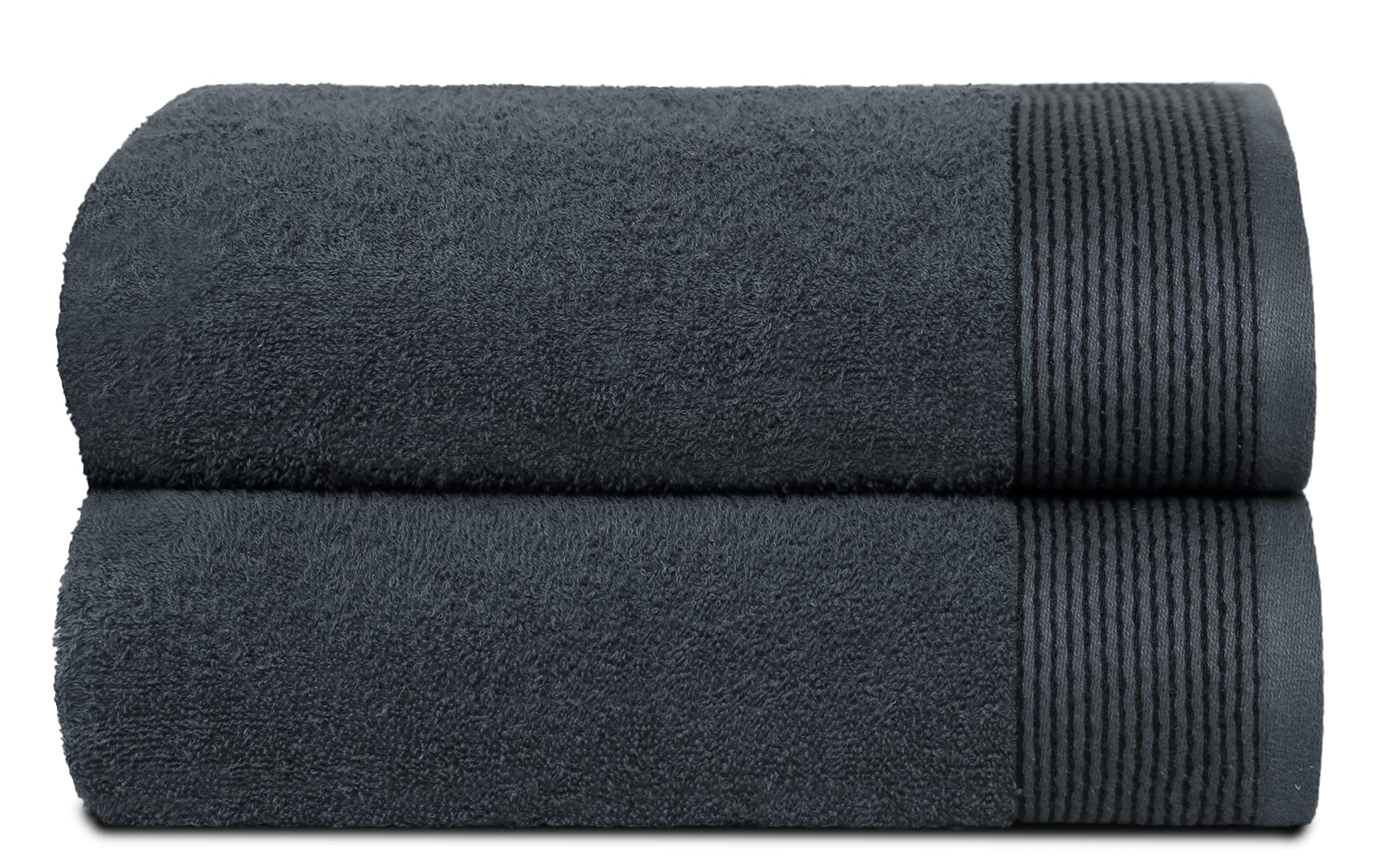 BELIZZI HOME Ultra Soft 2 Pack Oversized Bath Towel Set 28x55 inches, 100%  Cotton Large Bath Towels, Ultra Absorbant Compact Quickdry & Lightweight  Towel, Ideal for Gym Travel Camp Pool - Black - Yahoo Shopping