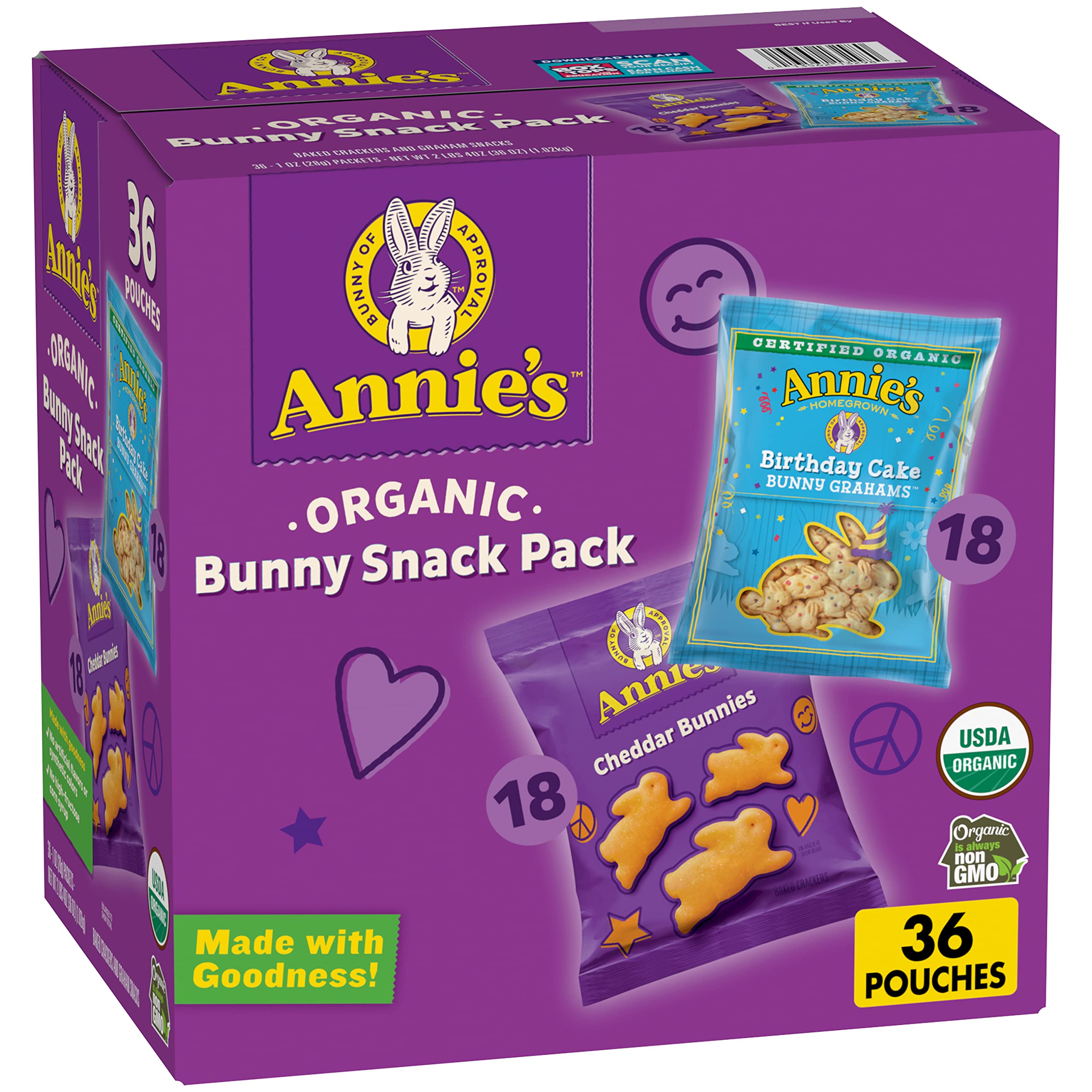 Organic White Cheddar Bunnies