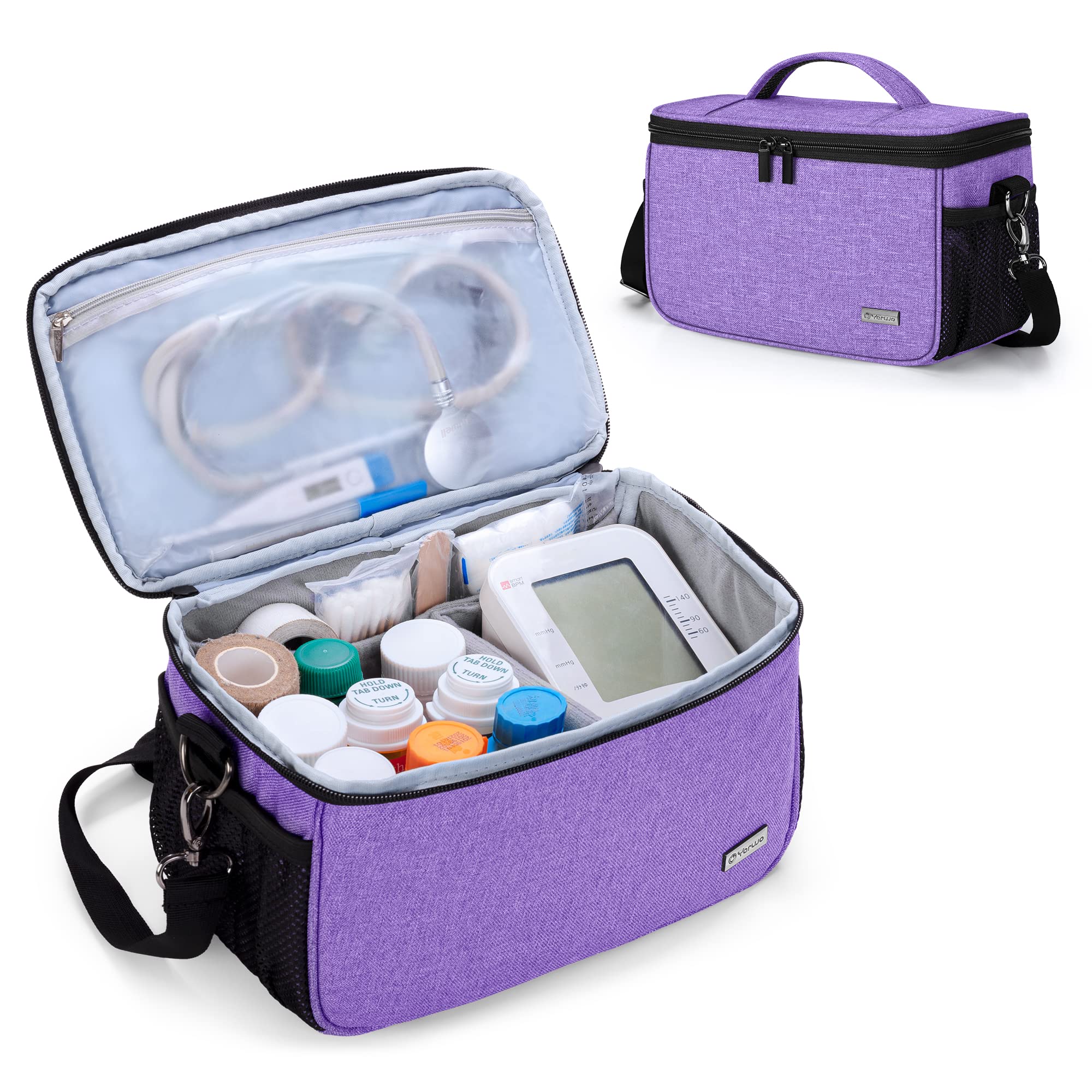 Medicine Storage Bag Pill Bottle Organizer for Emergency Medicine