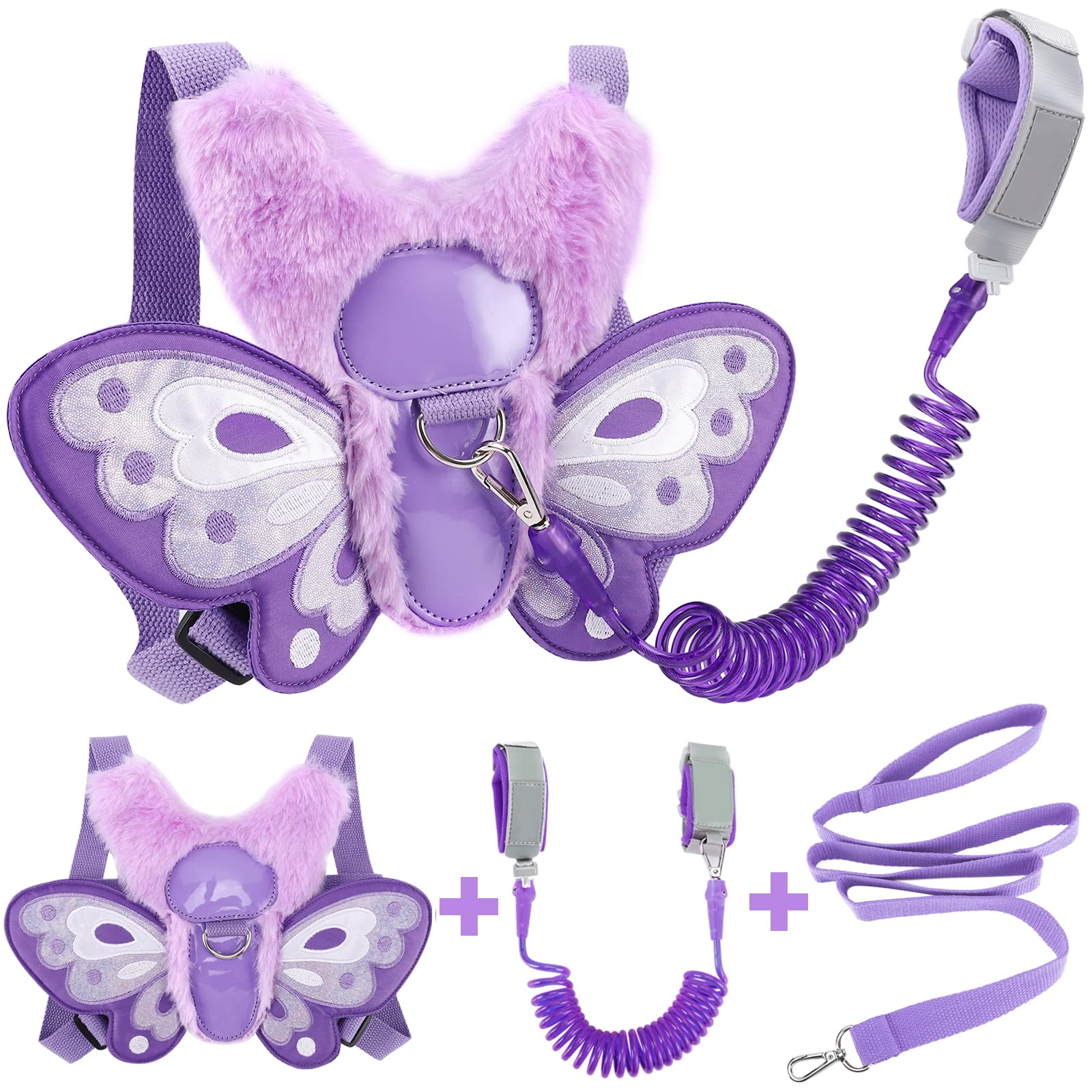Accmor Toddler Harness Backpack Leash, Cute Butterfly Kid