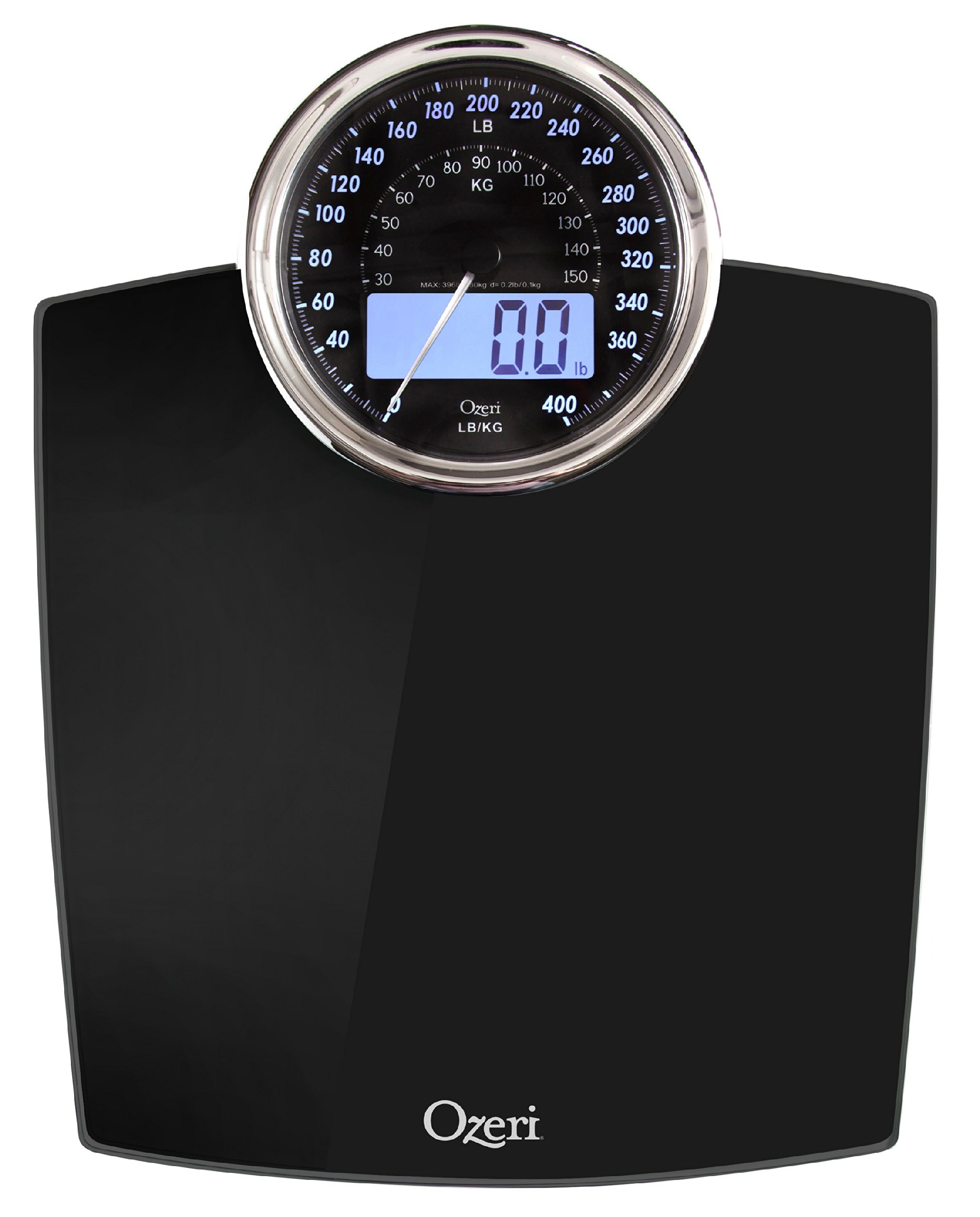Ozeri Rev 400 lbs (180 kg) Bathroom Scale with Electro-Mechanical