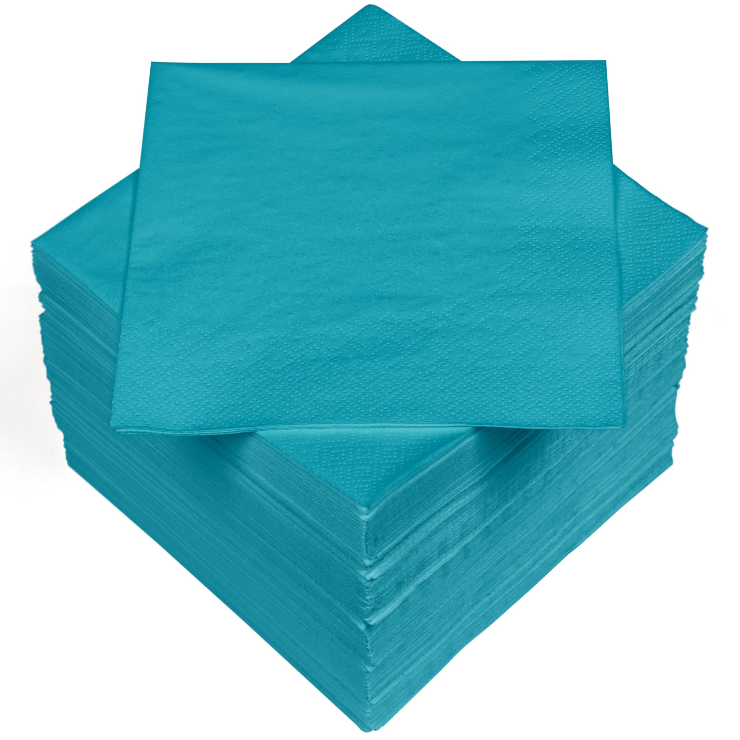 HEKU Tovaglioli 3 Veli Color Porto 33x33 Cm – Confezione Da 100 Pezzi – Pratici E Assorbenti Per Feste E Cene