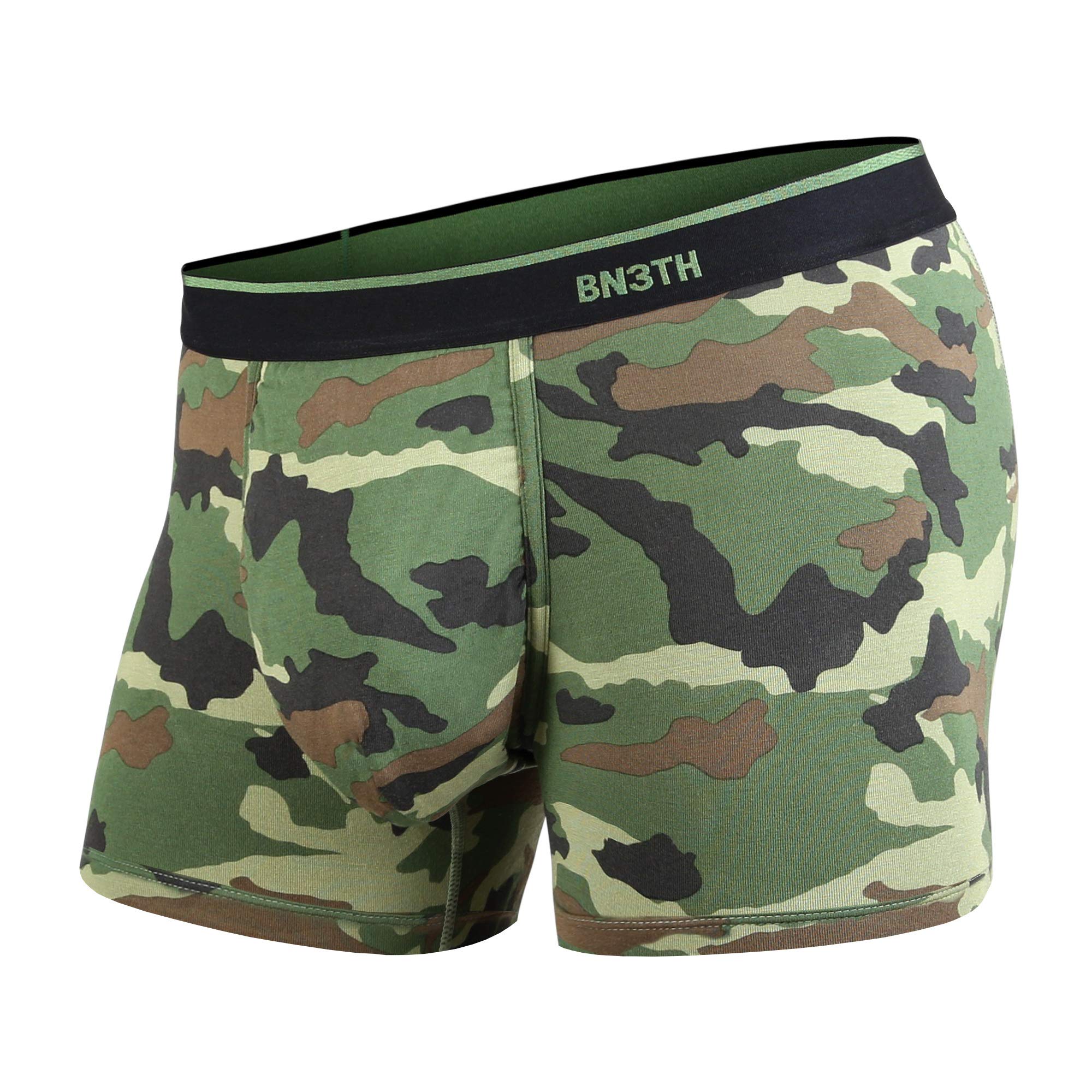 BN3TH Men's Boxer Brief Large Camo Green