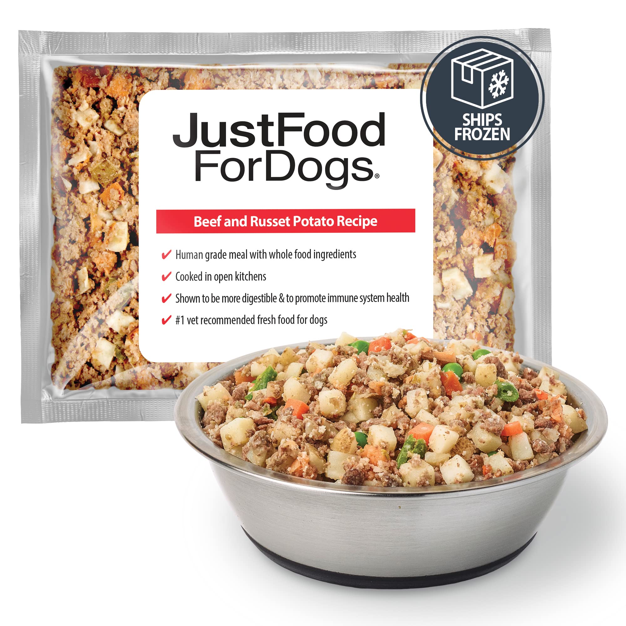 JustFoodForDogs Fresh Frozen Dog Food Human Quality Ingredients Ready 