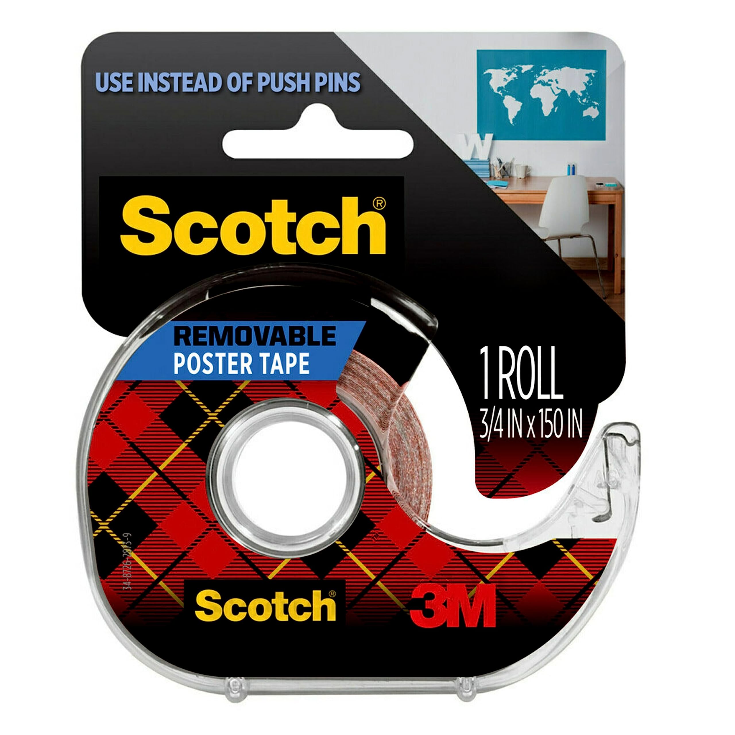 Scotch-Mount Extreme Double-Sided Mounting Tape Mega Roll 414H