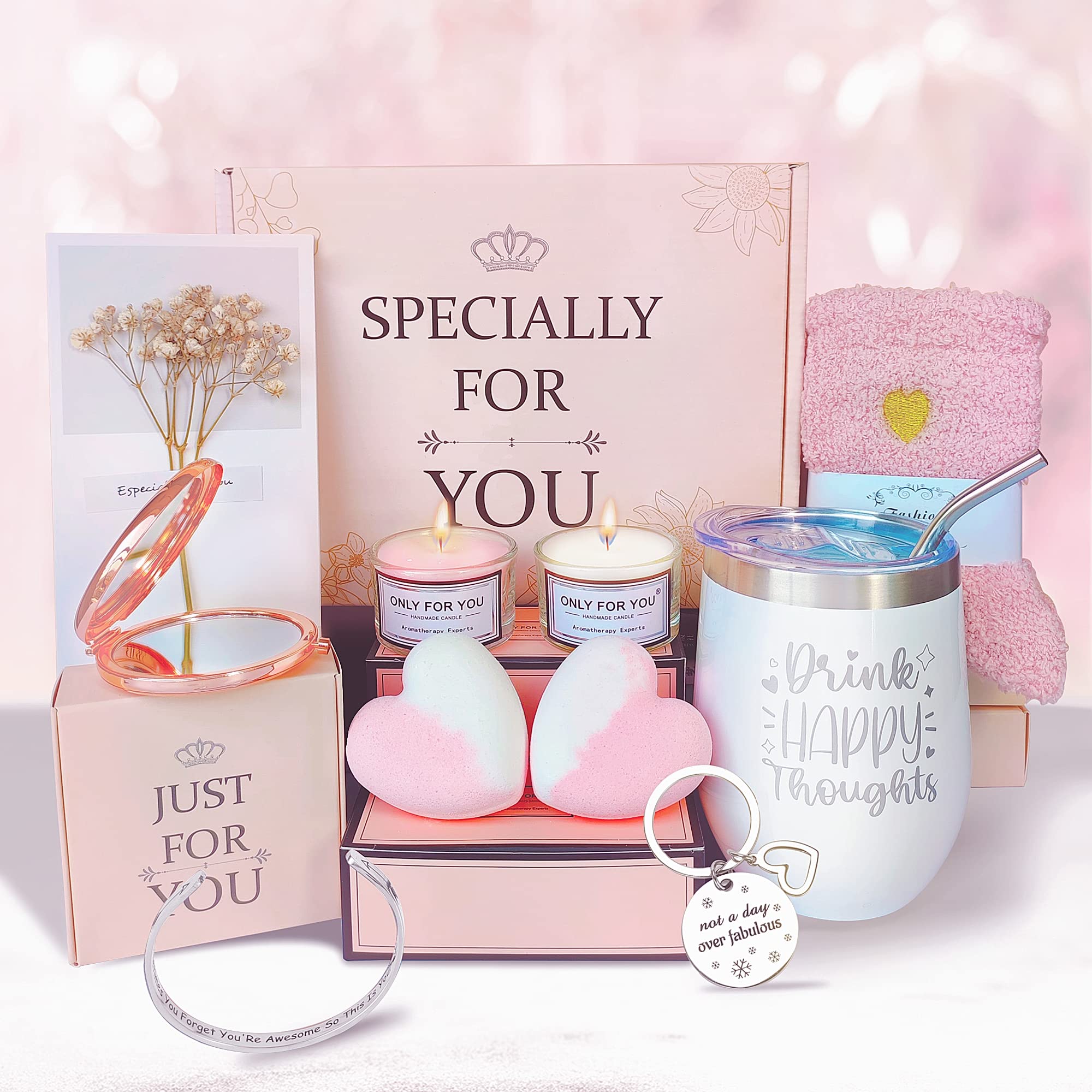  Get Well Soon Gifts for Women, Relaxing Spa Gift Basket Care  Package for Women Her Mom Sister Best Friend, Unique Thinking of You Gifts  Set for Women : Beauty & Personal