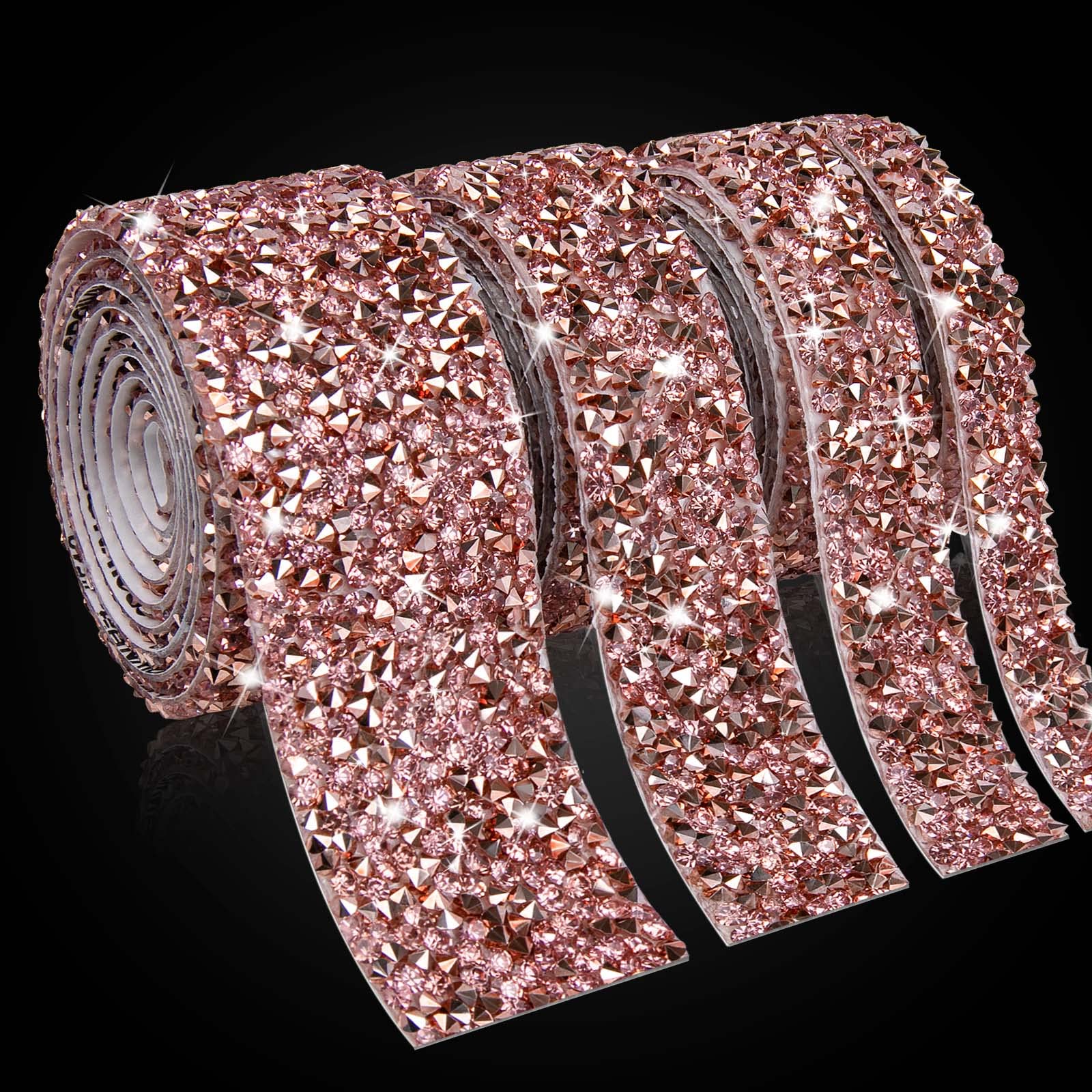 Self Adhesive Rhinestone Strips Diamond Bling Crystal Ribbon