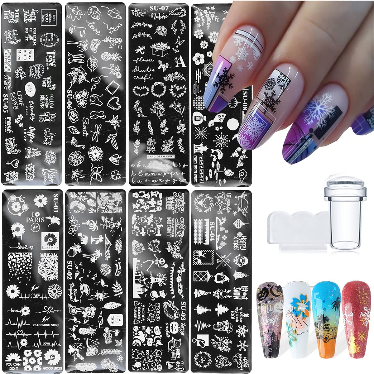 nail extension kit Nail Pen Designer, Stamp Nail Art Tool with 15pcs Nail  Painting Brushes, Nail Dotting Tool, Nail Foil, Manicure Tape, Color  Rhinestones for Nails : Amazon.in: Beauty