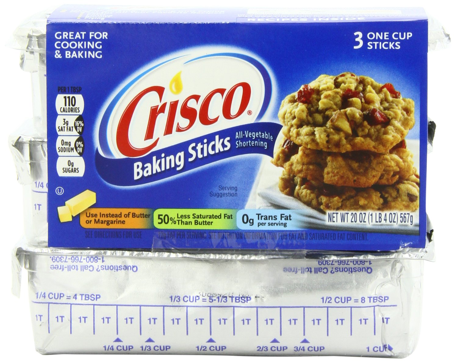 Crisco Shortening, Butter Flavor, All Vegetable 16 Oz