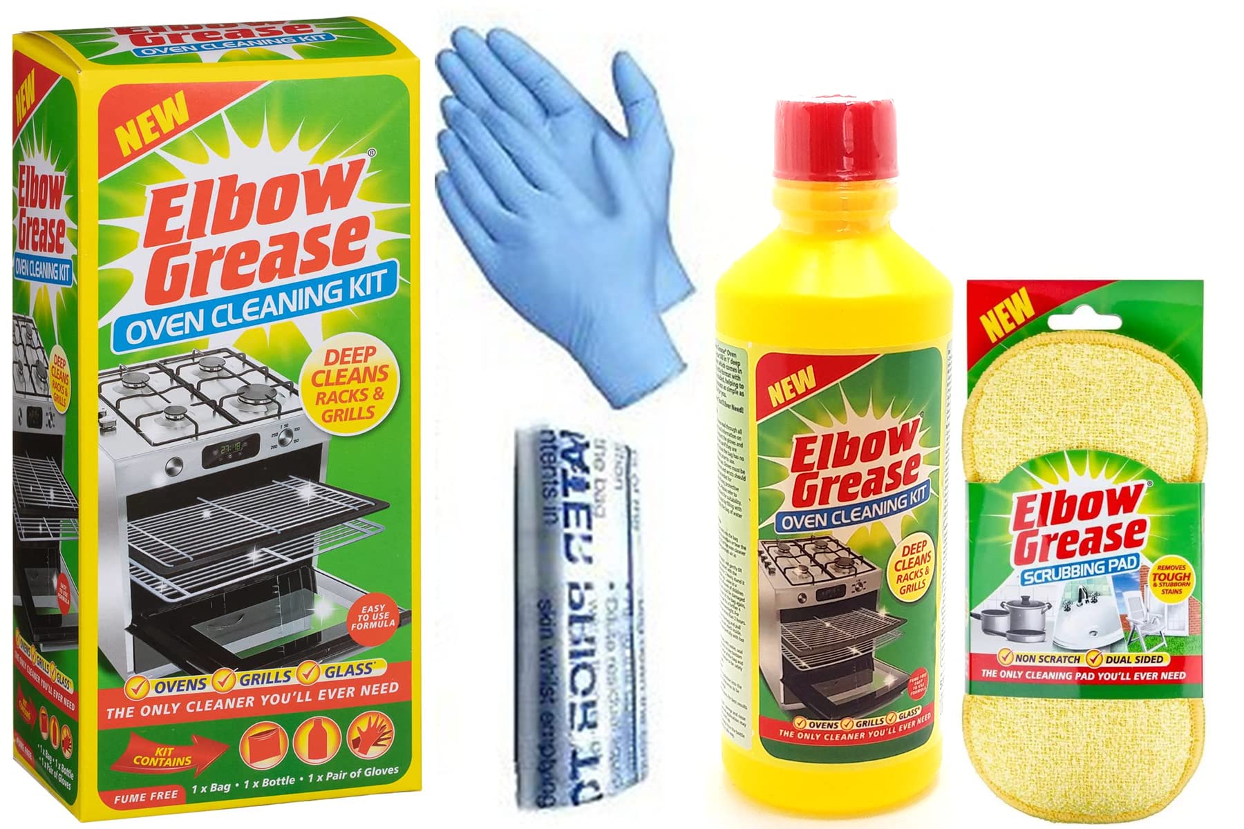 Elbow Grease Oven Cleaner for Domestic Ovens and BBQ 500 ML Bottle