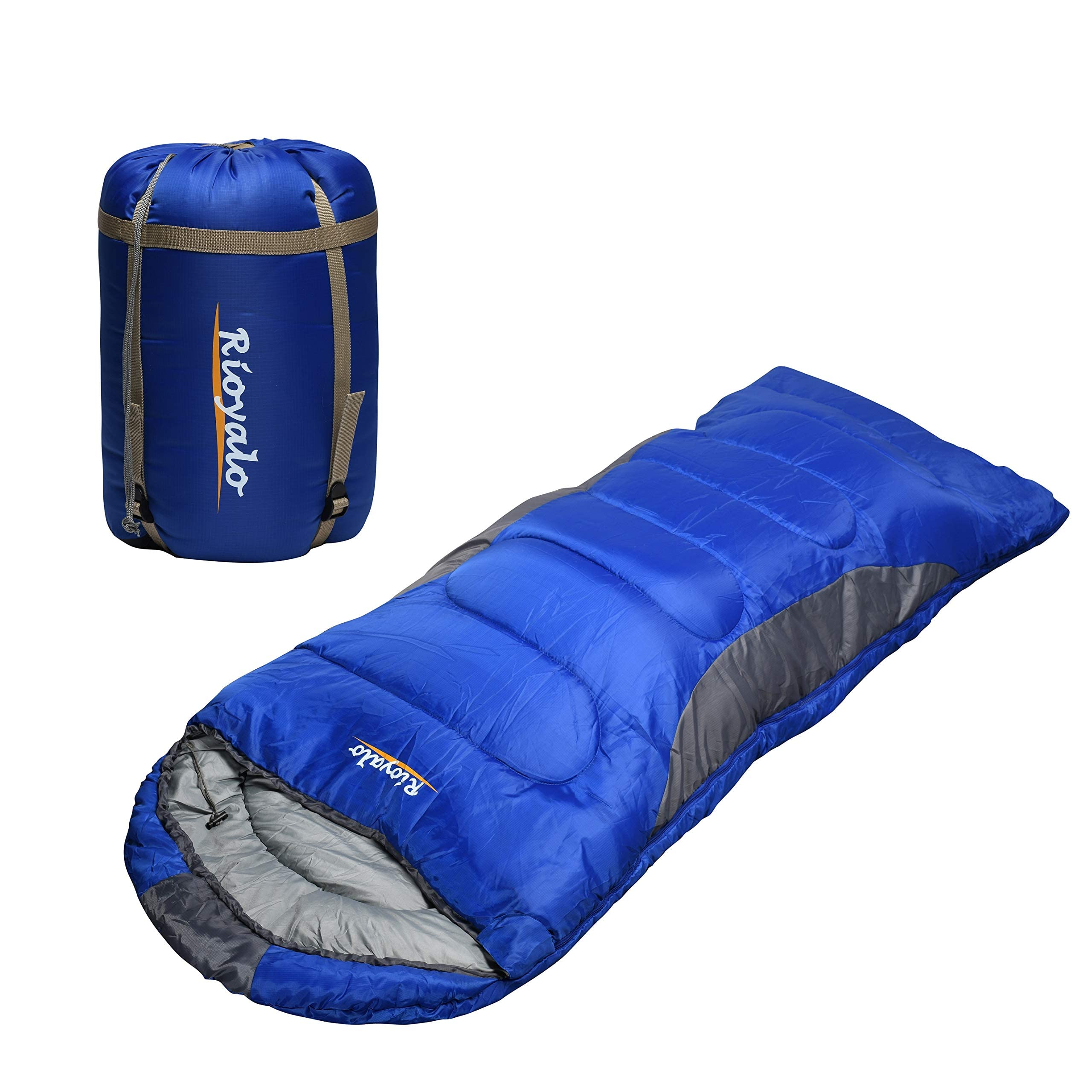 0 Degree Winter Sleeping Bags for Adults Camping (450GSM) - Temp