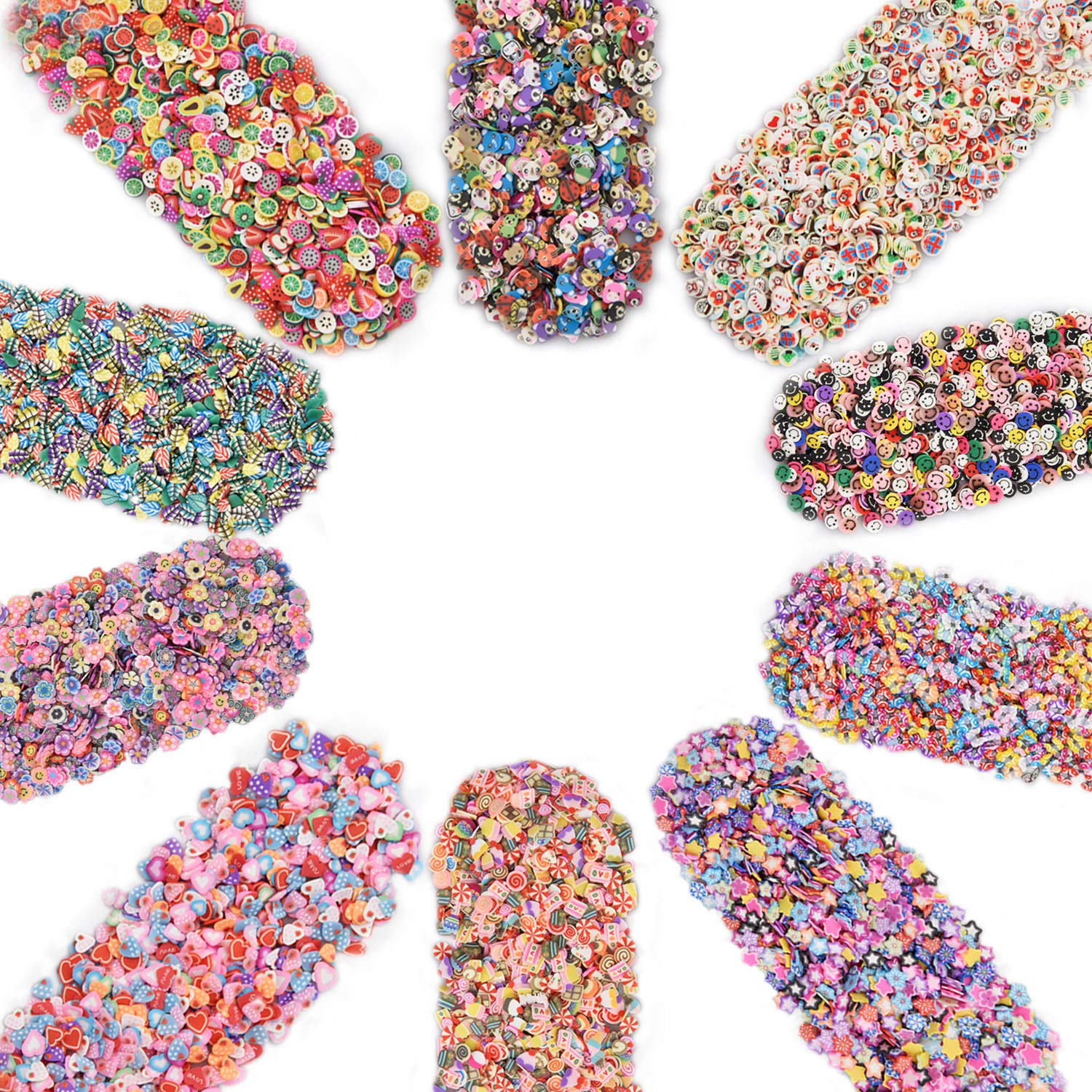 Bebitos Fimo Clay Pets Nail Art Slices